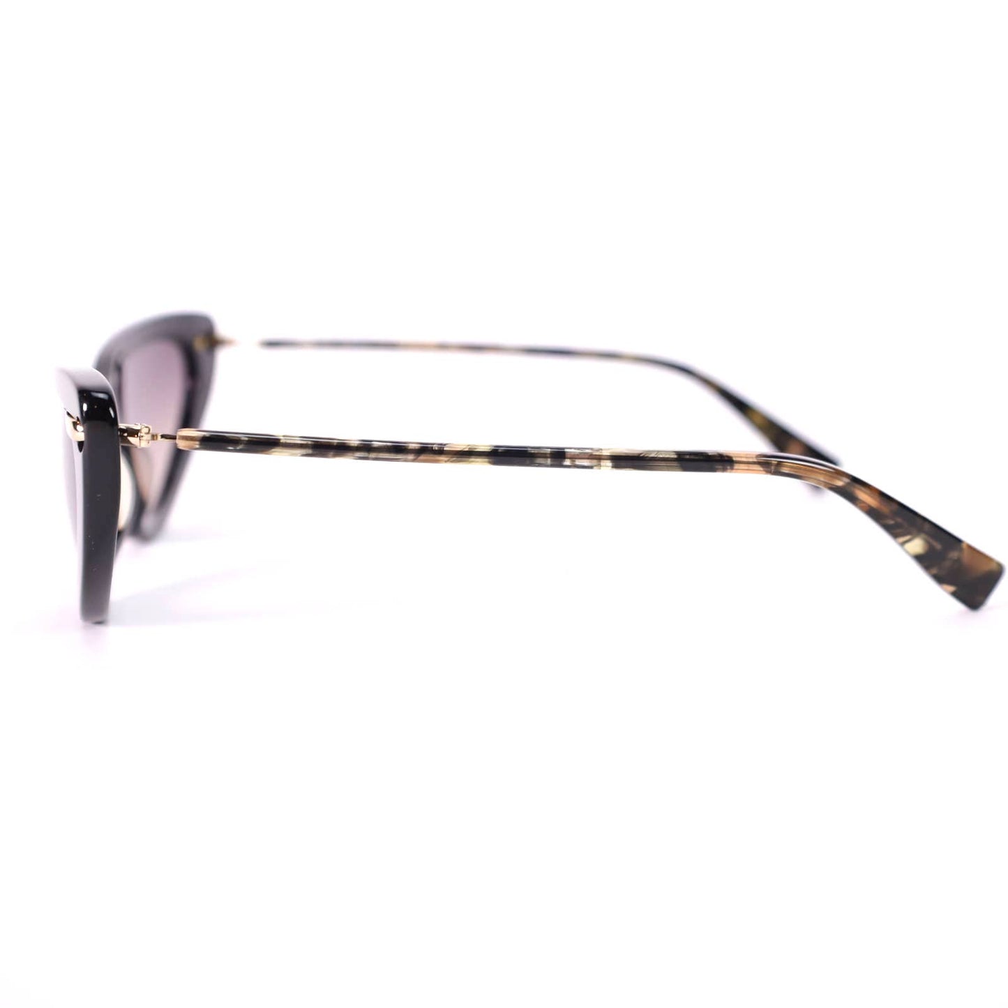 Derek Lam Doris Cat Eye Sunglasses - Black/Black
