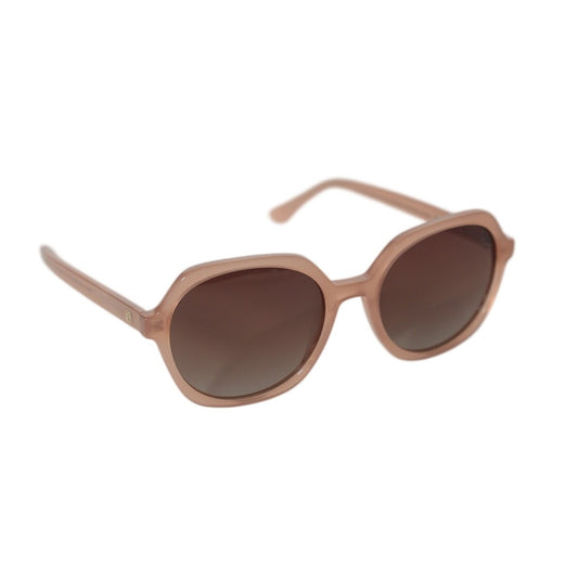 Spartina 449 Calibogue Round Polarized Sunglasses - Rose Pink / Brown