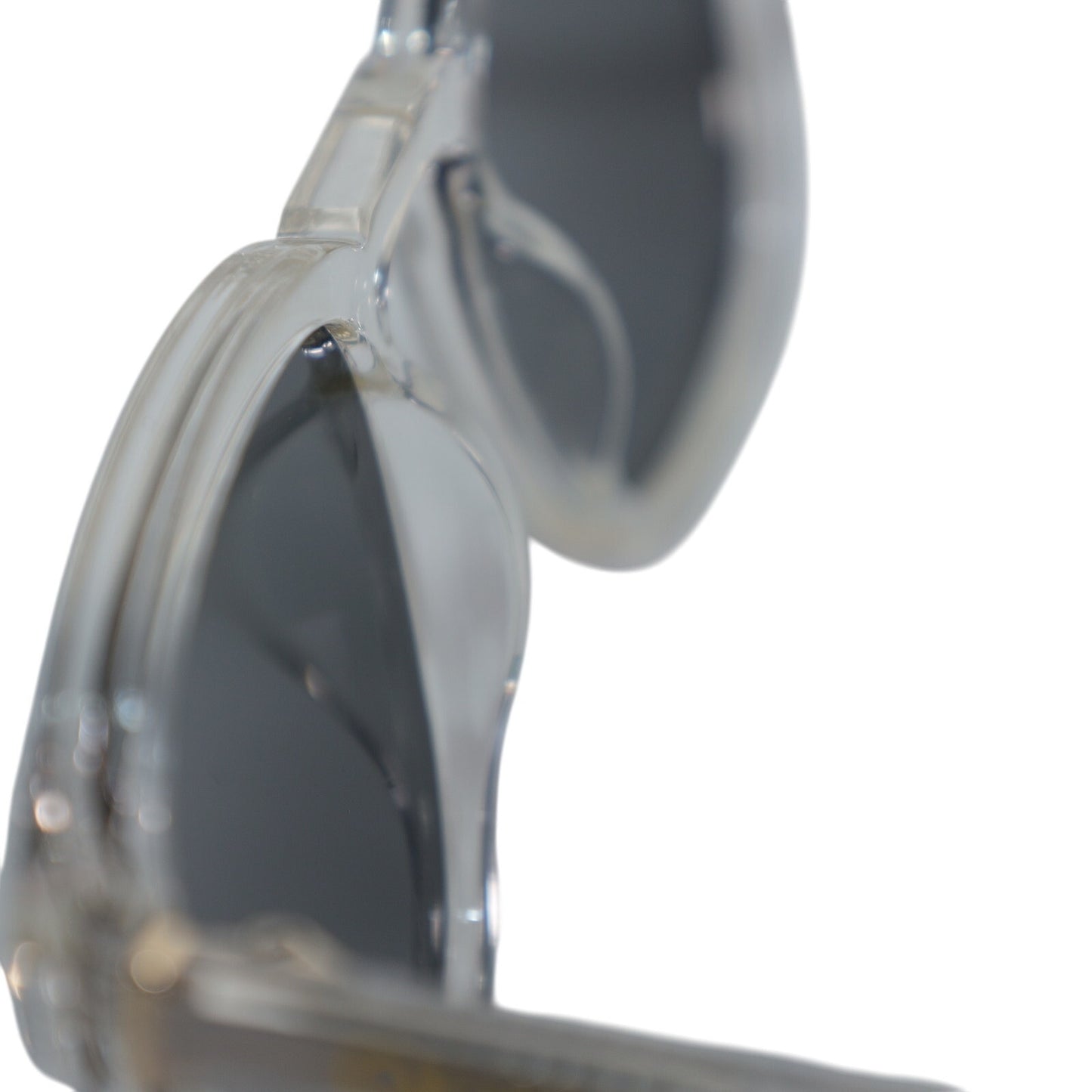 Quay Australia JACKPOT Round Sunglasses - Clear / Smoke