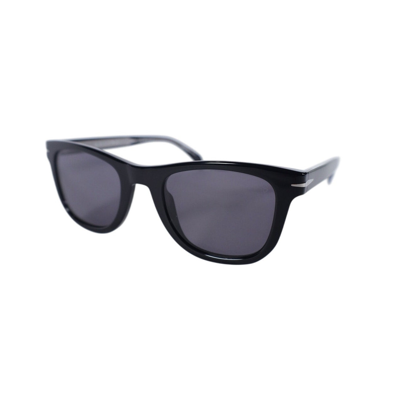 David Beckham Men's Square Polarized Sunglasses - Black / Grey