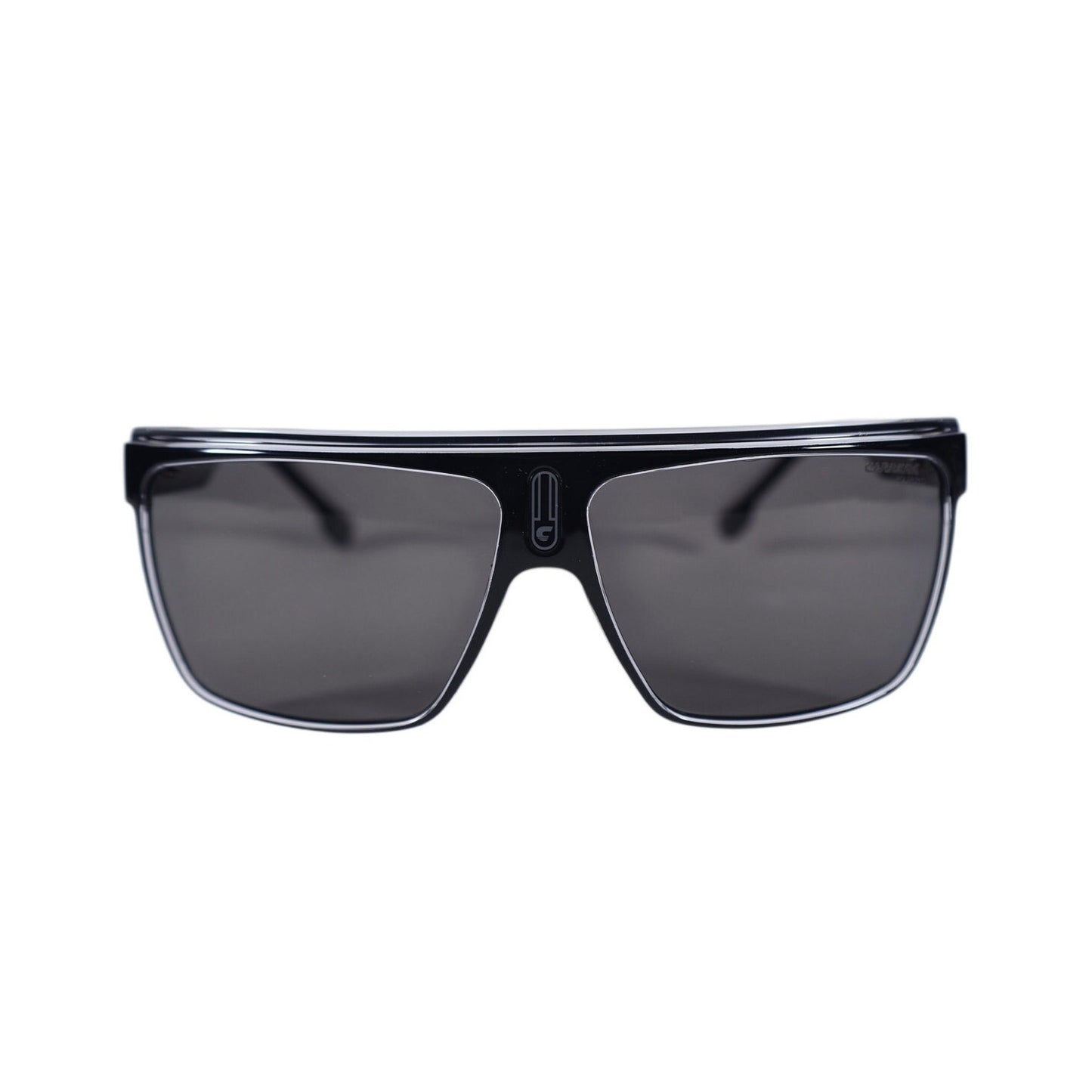 Carrera Men's Square Lightweight Sunglasses - Black Crystal/Grey Polarized