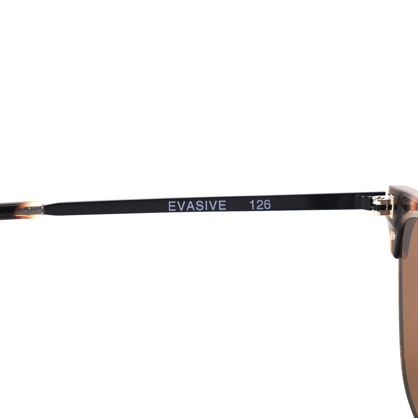 Quay Australia EVASIVE Round Sunglasses – Milky Tortoise / Brown