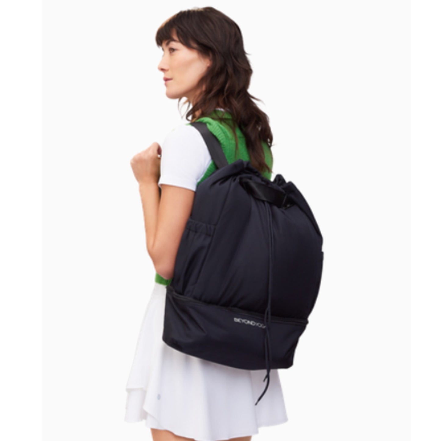 Beyond Yoga Convertible Drawstring Gym Bag - Black