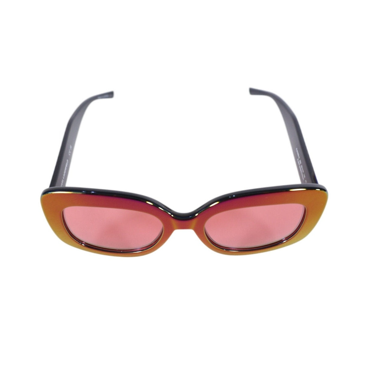 Karl Lagerfeld Oversized Square Sunglasses – Iridescent Wine Mirror