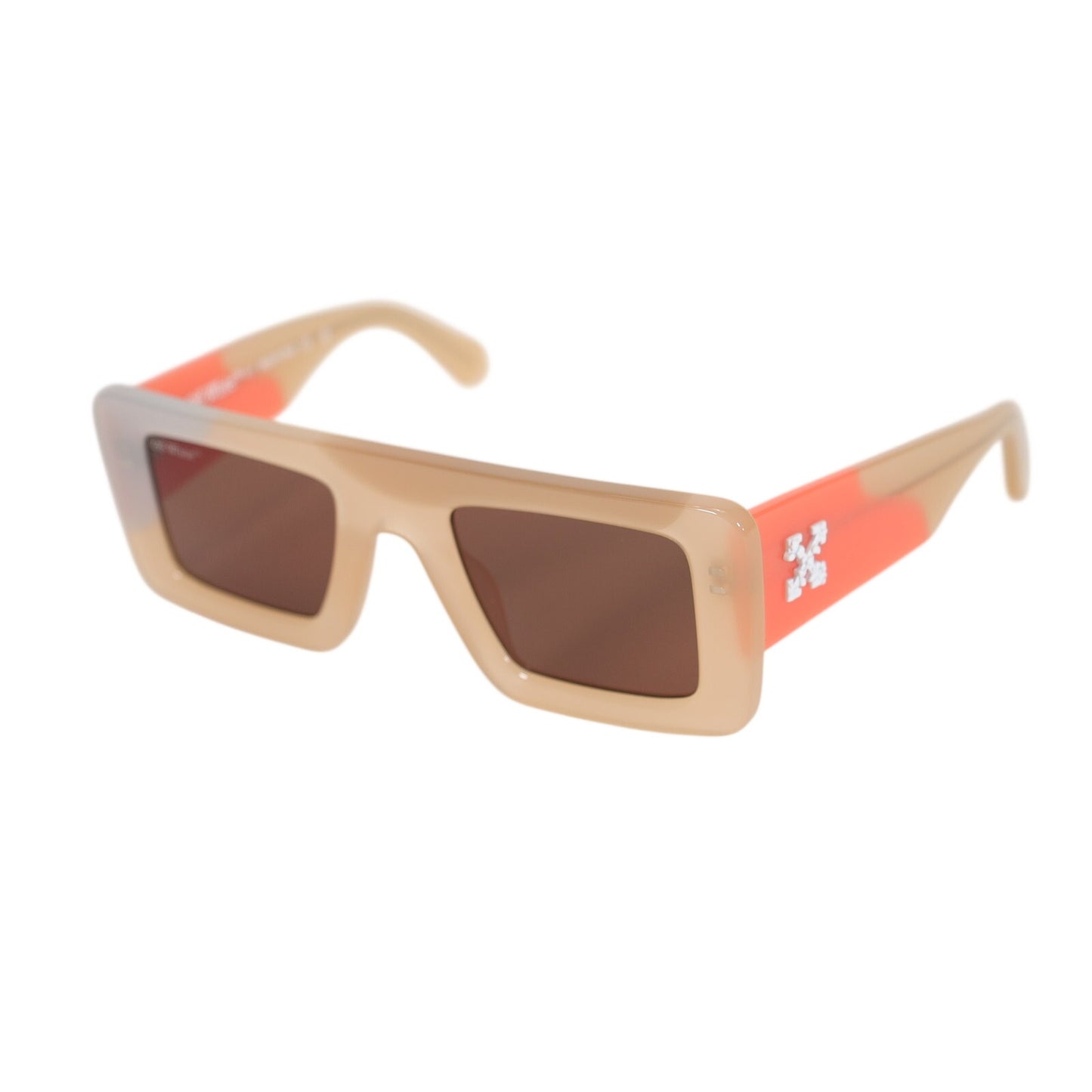 Off-White SEATTLE Square Sunglasses - Multicolor Sand