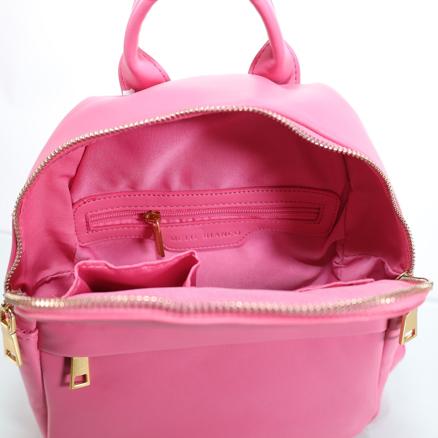 Melie Bianco Louise Recycled Vegan Leather Backpack - Pink