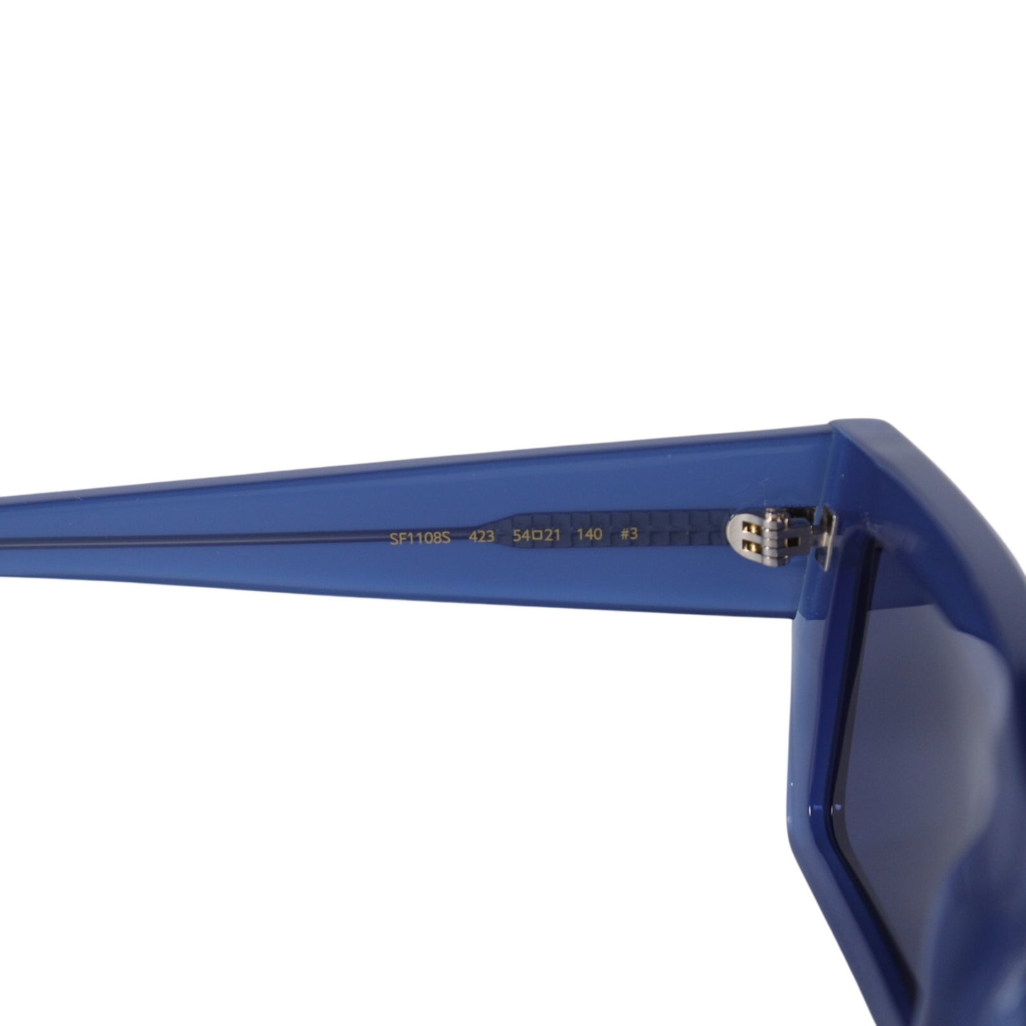 Salvatore Ferragamo Rectangle Women’s Sunglasses – Opaline Blue Cobalt