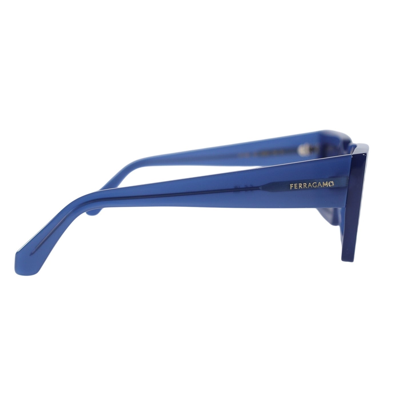Salvatore Ferragamo Rectangle Women’s Sunglasses – Opaline Blue Cobalt