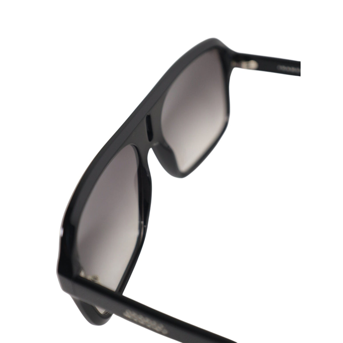 Isabel Marant Square Designer Sunglasses - Shiny Black / Grey Gradient