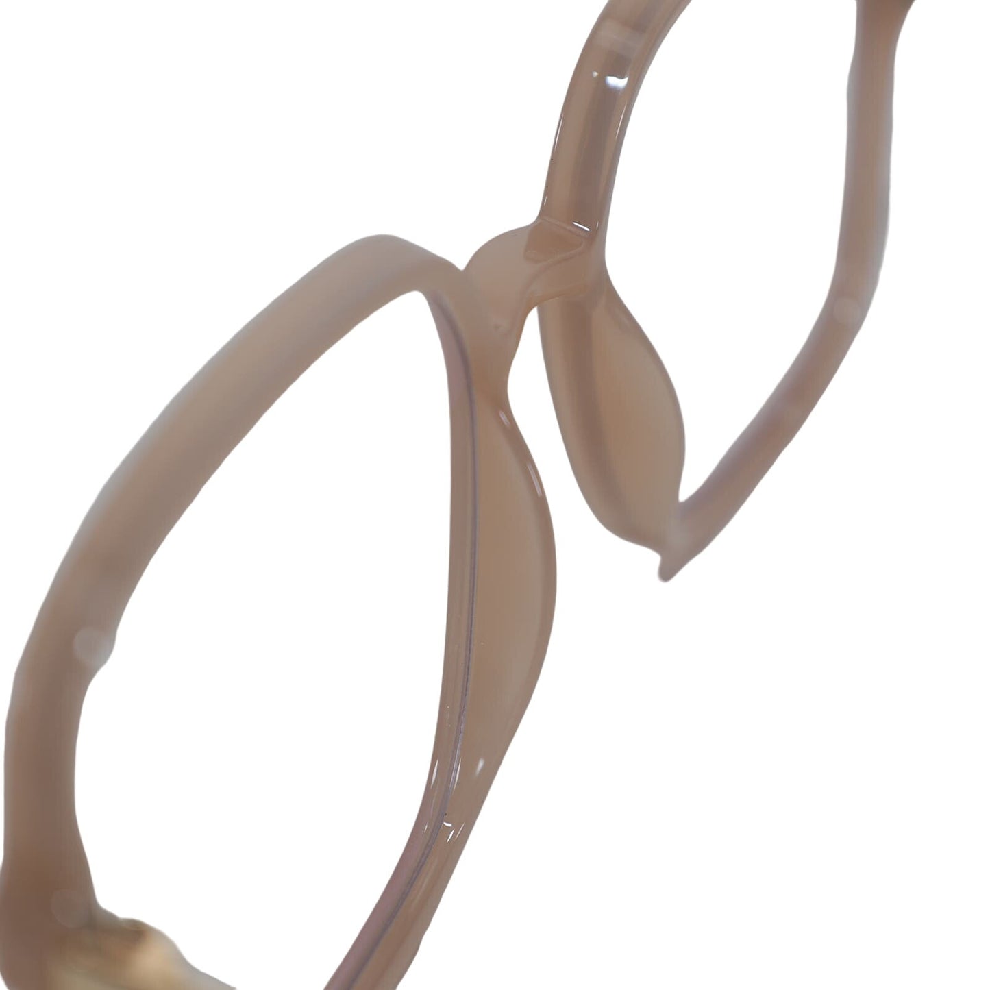 Quay Australia 9 TO 5 Square Blue Light Glasses - Peach/Clear Blue Light