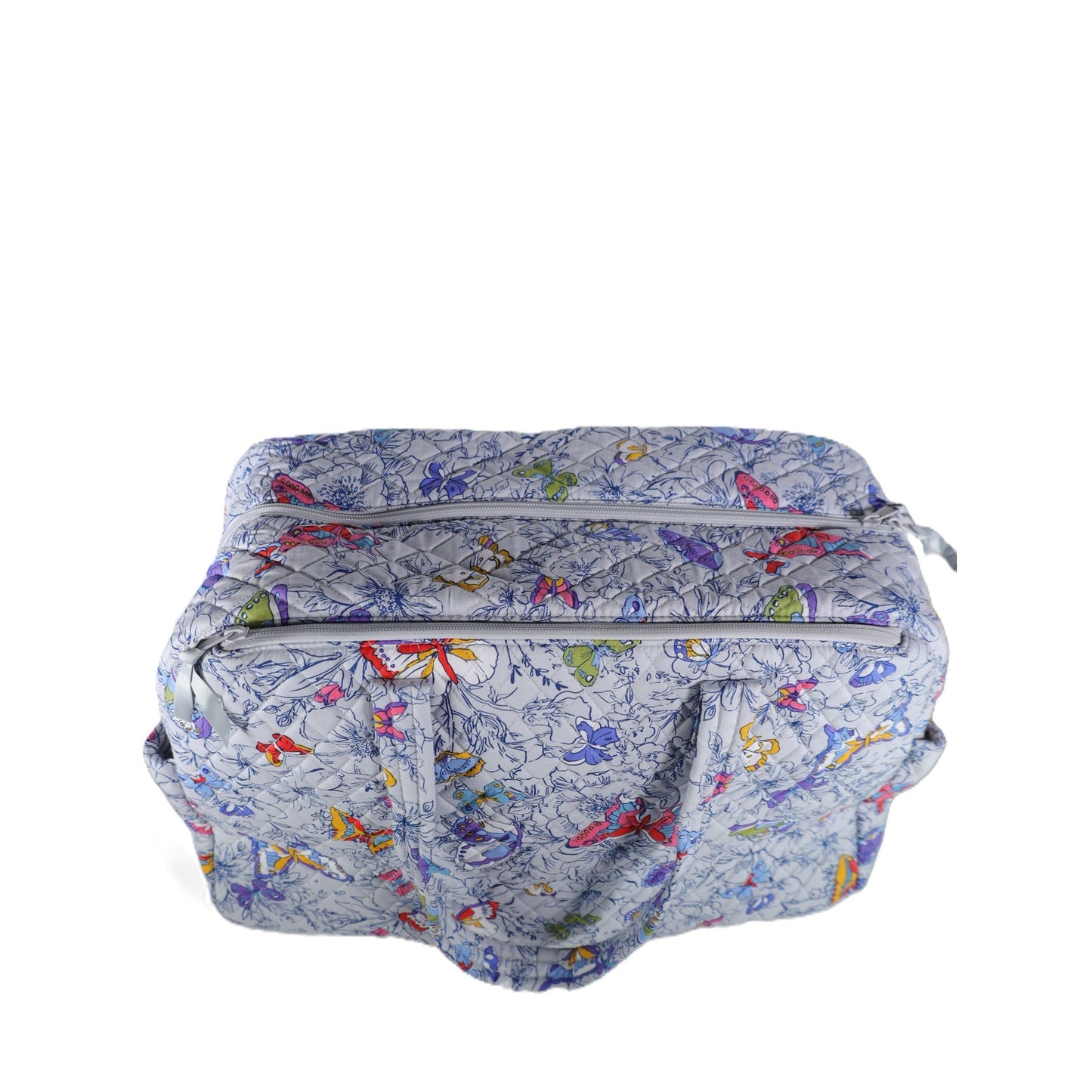 Vera Bradley Large Cotton Quilted Weekender Travel Bag - Butterflies