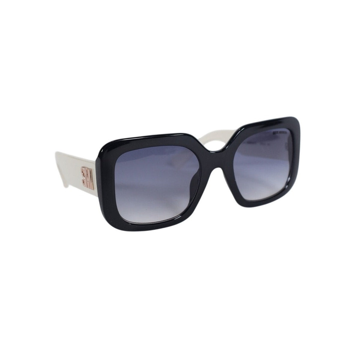 Steve Madden MARGIA Oversized Square Sunglasses - Black / White