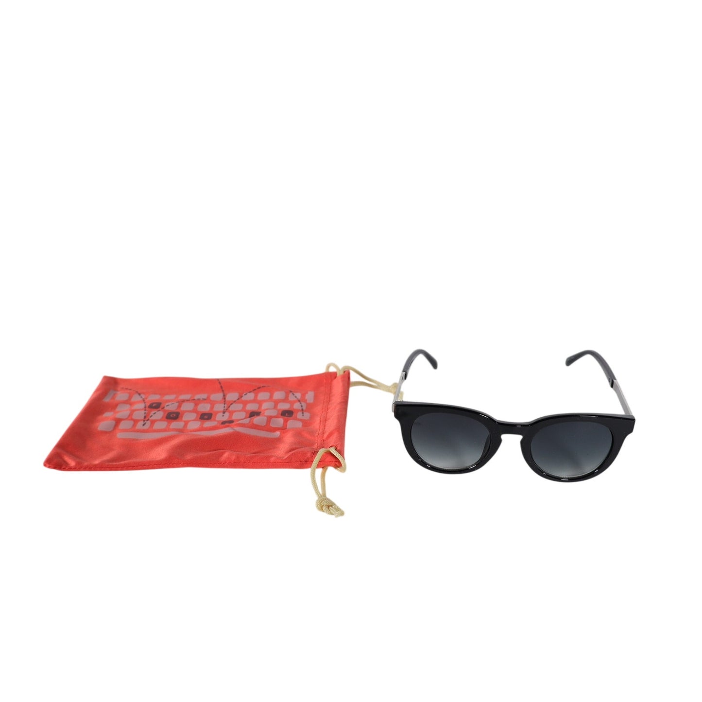 Fossil Round Women’s Sunglasses – Black / Grey