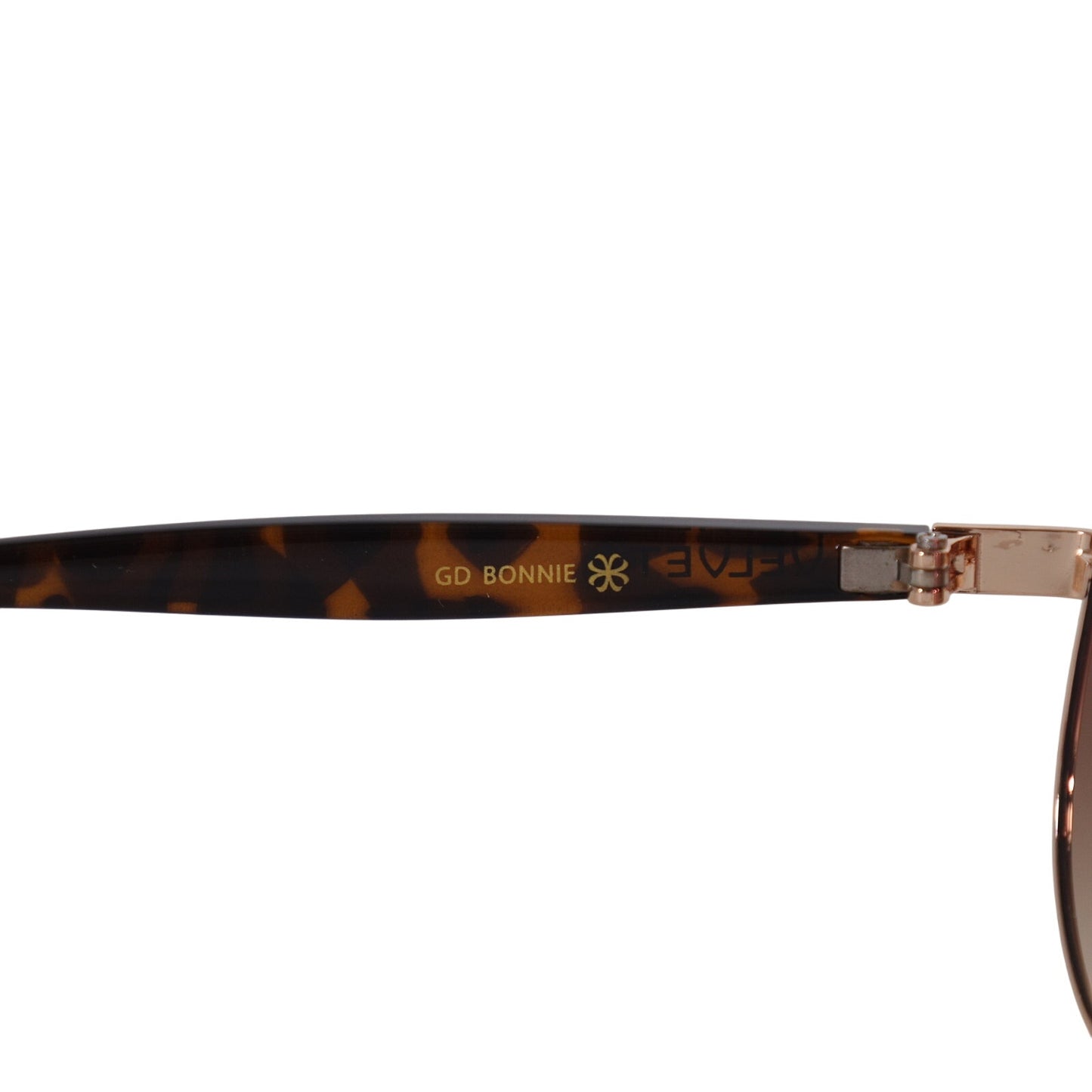 Velvet Eyewear BONNIE Aviator Sunglasses - Gold-Tortoise / Brown Gradient