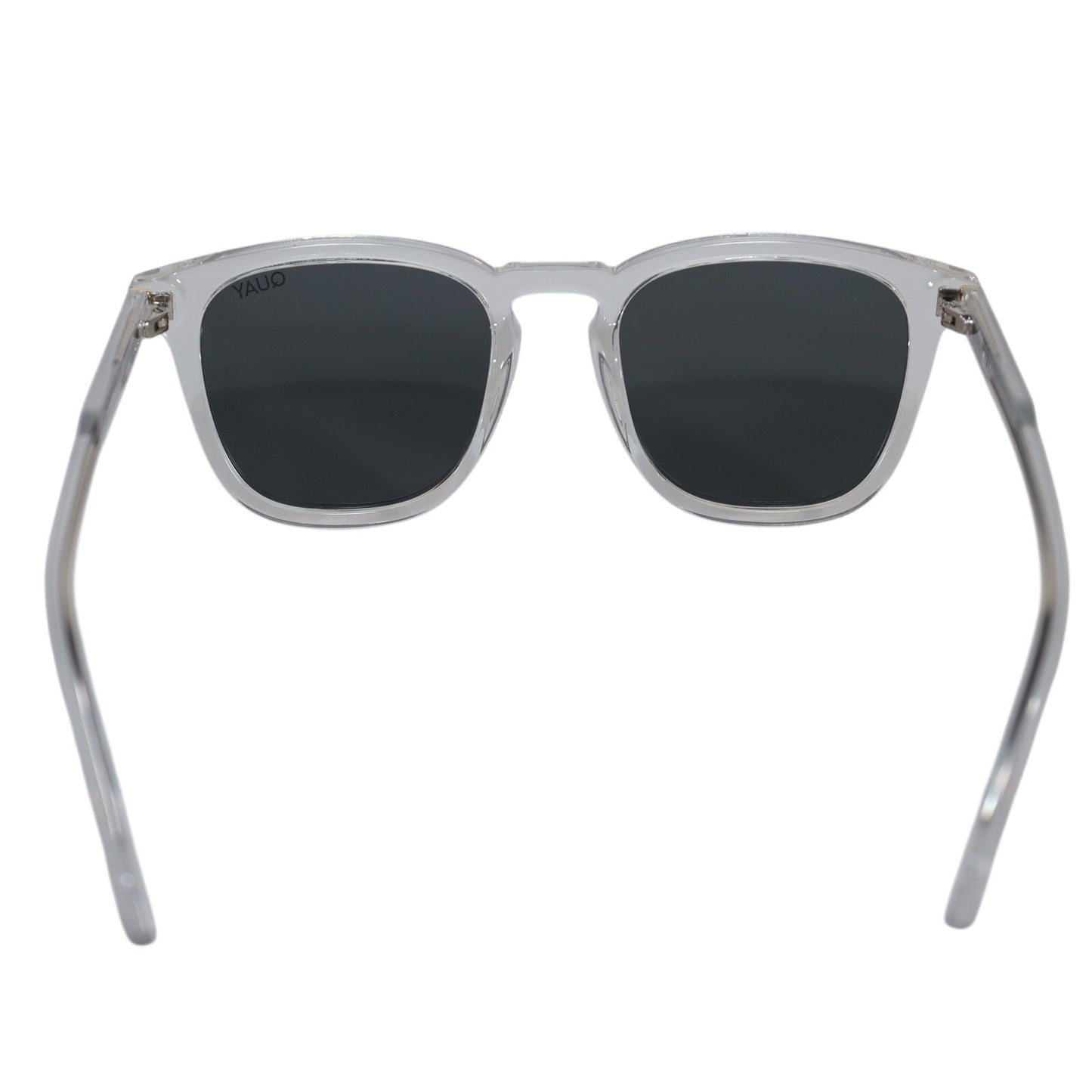 Quay Australia JACKPOT Round Sunglasses - Clear / Smoke