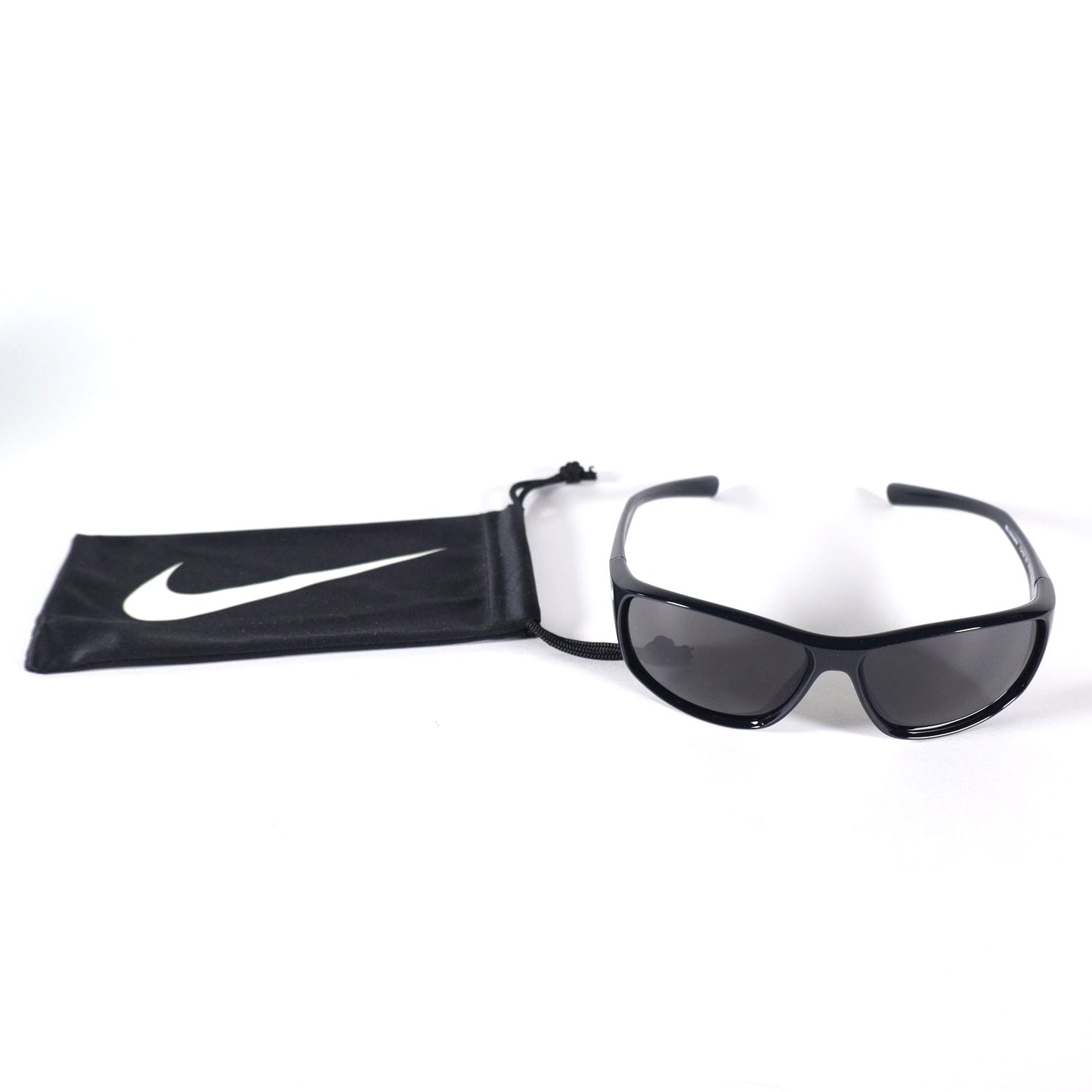 Nike Adrenaline Wraparound Sport Performance Mens Sunglasses-Black / Grey
