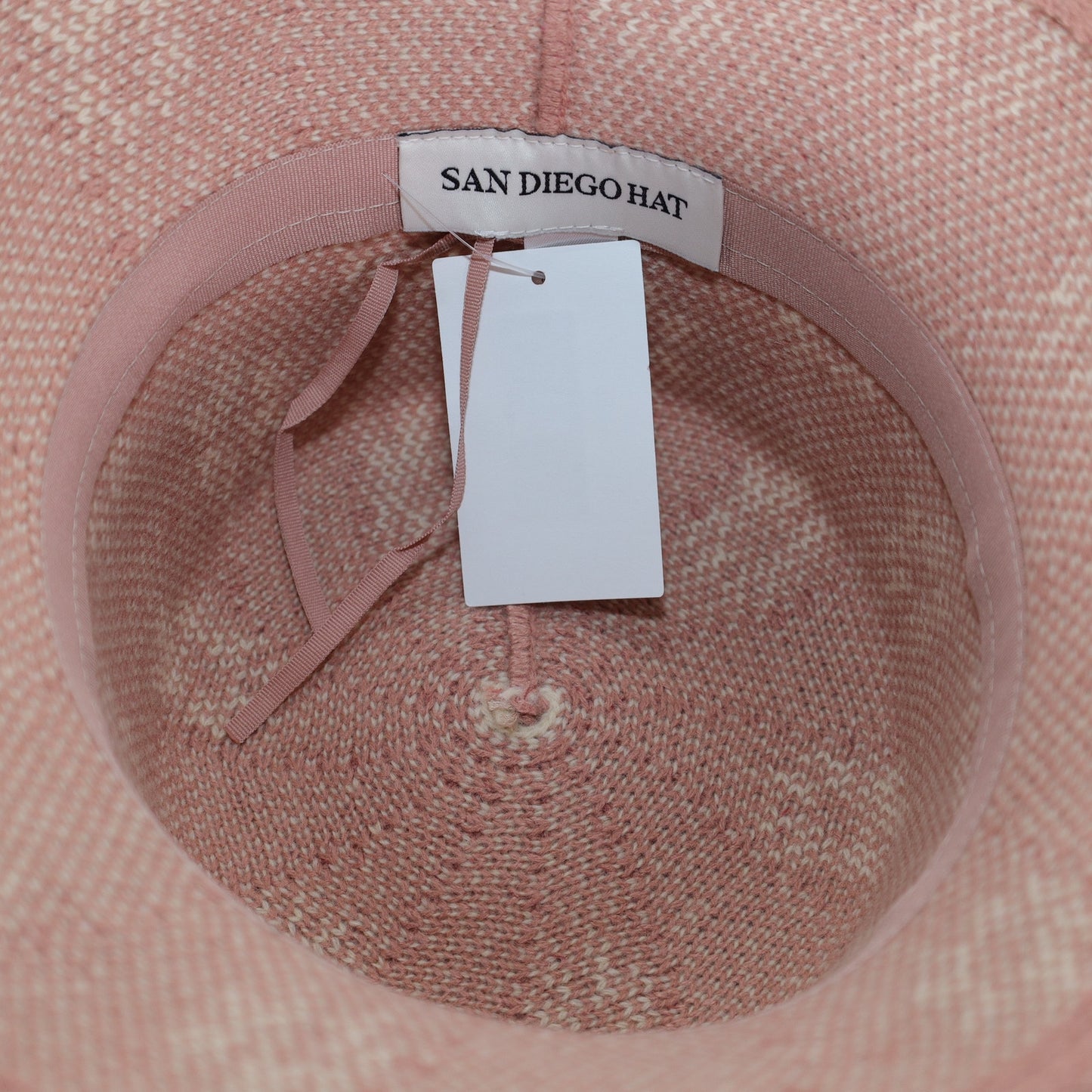 San Diego Hat Rose Wilder Wool Bucket Hat - One Size - Blush Pink