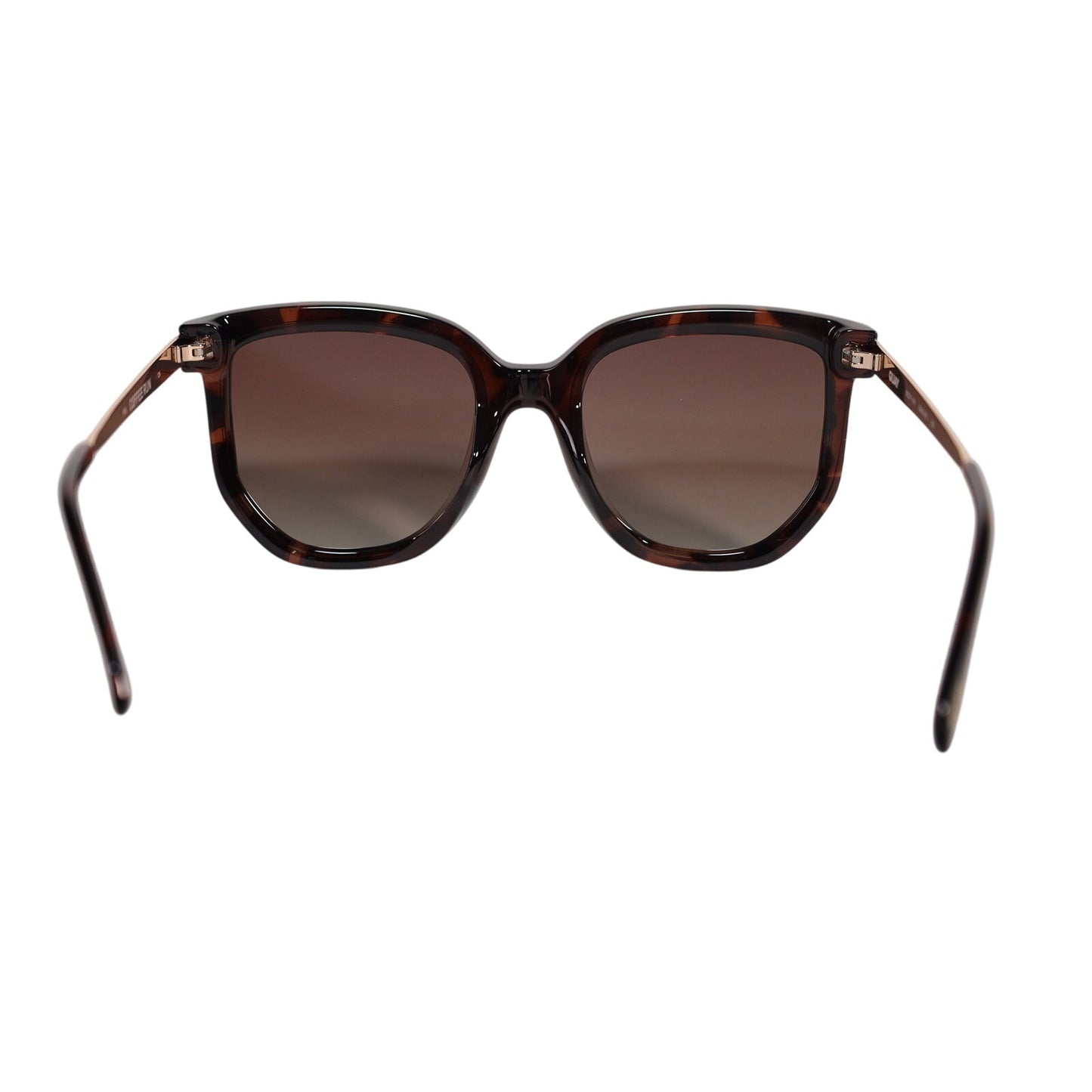 Quay Australia COFFEE RUN Polarized Round Womens Sunglasses-Tortoise/Brown