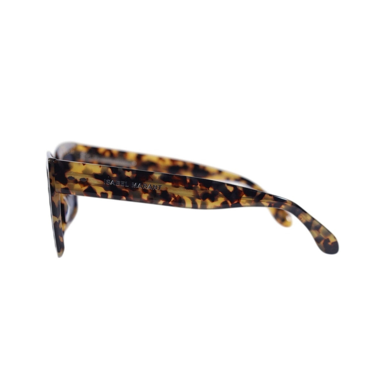 Isabel Marant Square Womens Designer Sunglasses - Yellow Havana / Blue