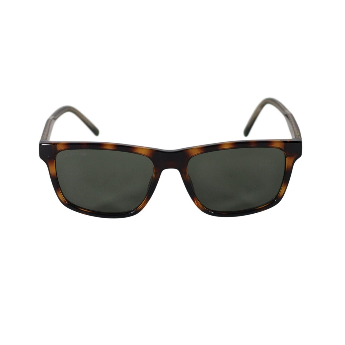 Lacoste Men's Square Lightweight Sunglasses - Tortoise / Green