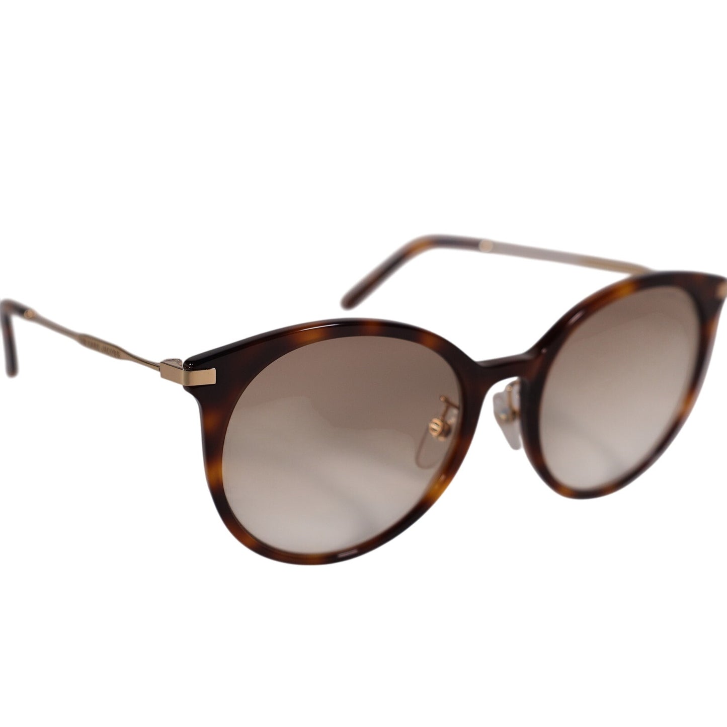 Marc Jacobs Round Womens Sunglasses - Havana / Brown Gradient