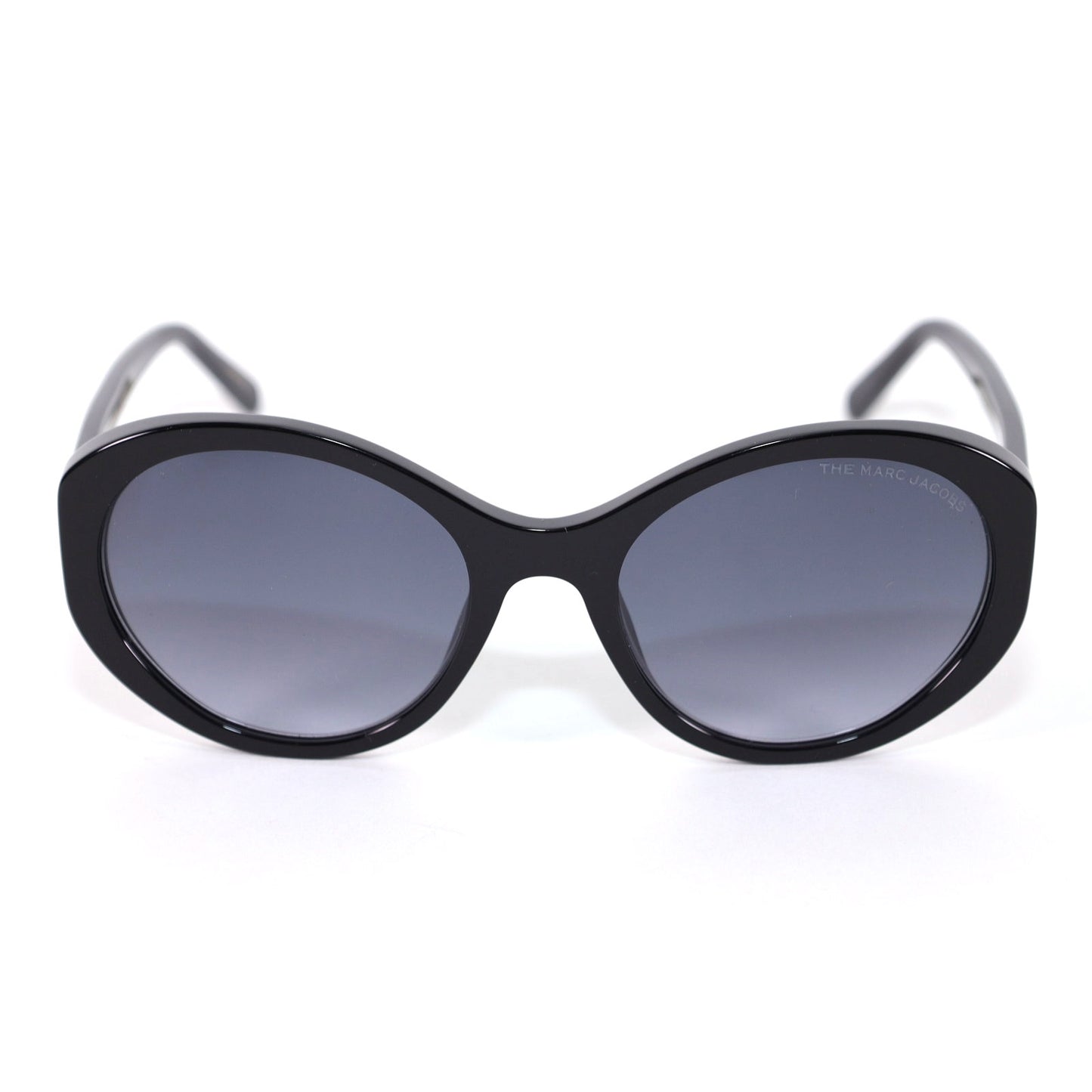 Marc Jacobs Oval Womens Sunglasses - Black / Grey