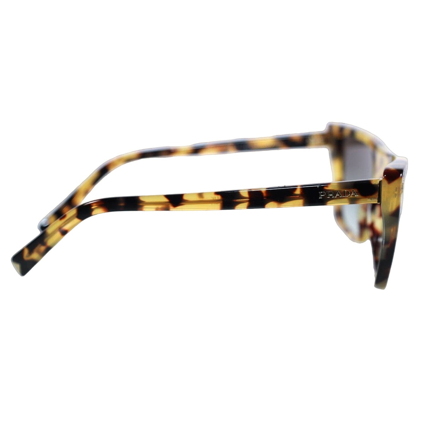 Prada Square Geometric Sunglasses - Medium Tortoise/Grey Gradient