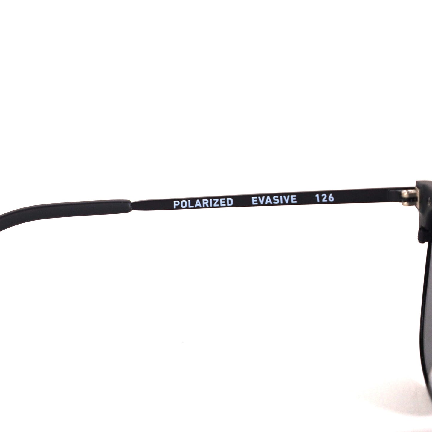 Quay Australia EVASIVE Round Polarized Sunglasses – Matte Black / Smoke