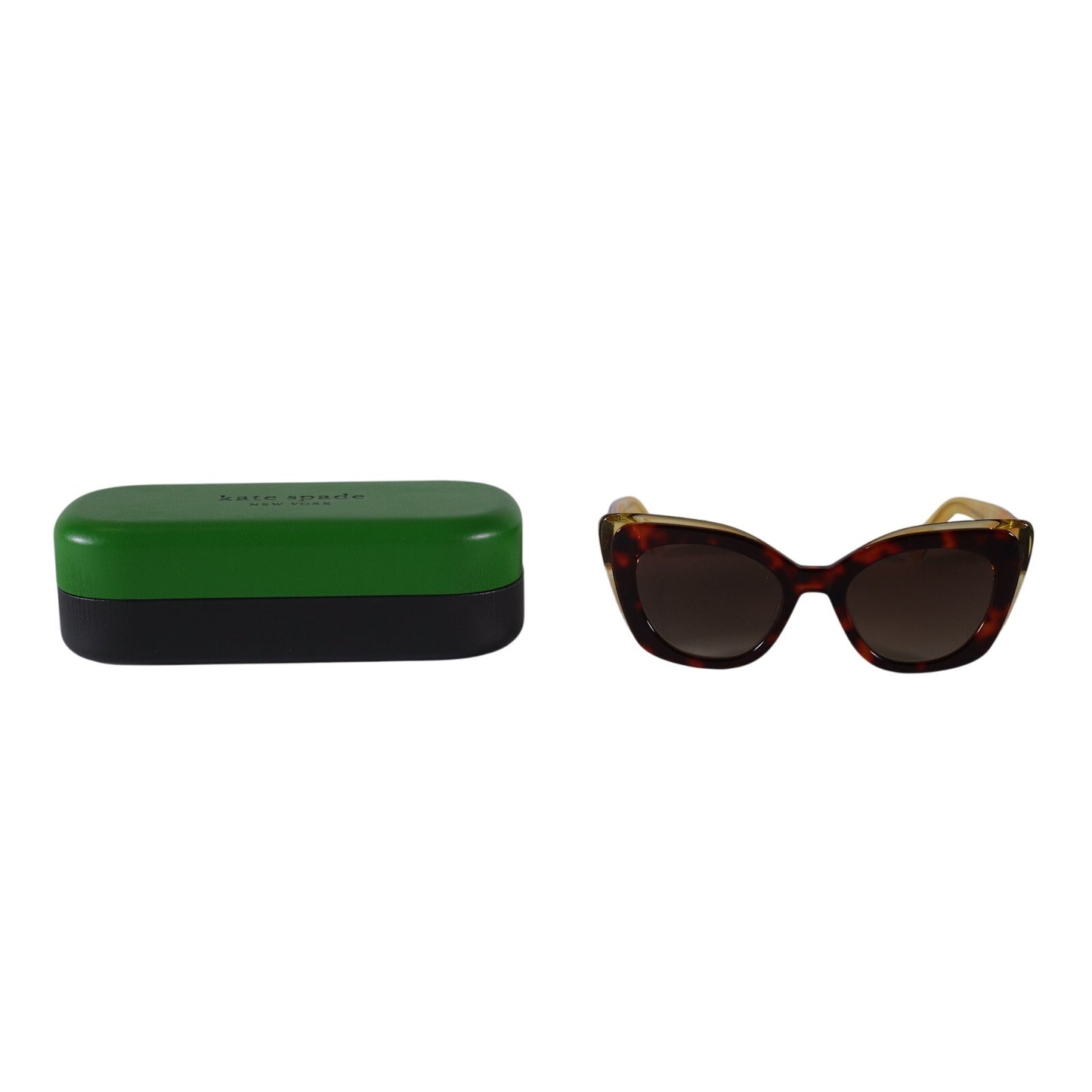 Kate Spade MARIGOLD Cat Eye Polarized Sunglasses - Havana / Brown