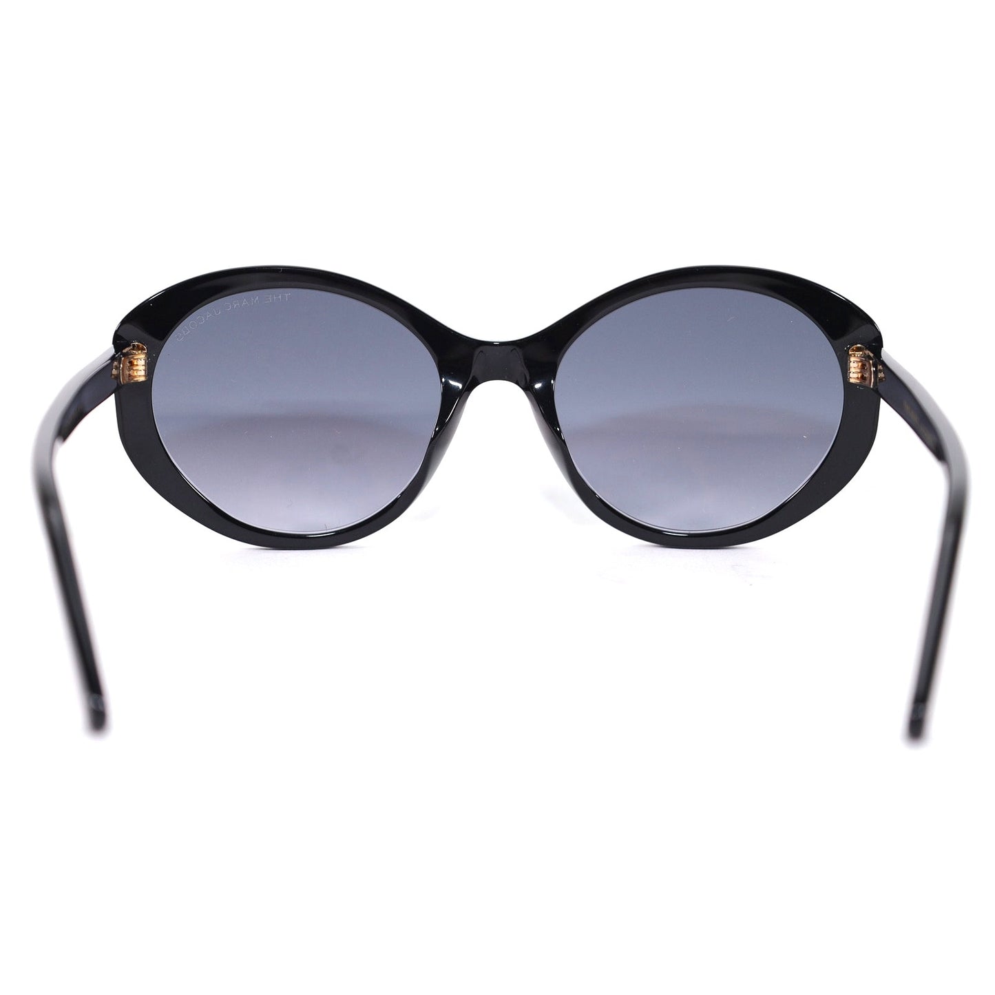 Marc Jacobs Oval Womens Sunglasses - Black / Grey