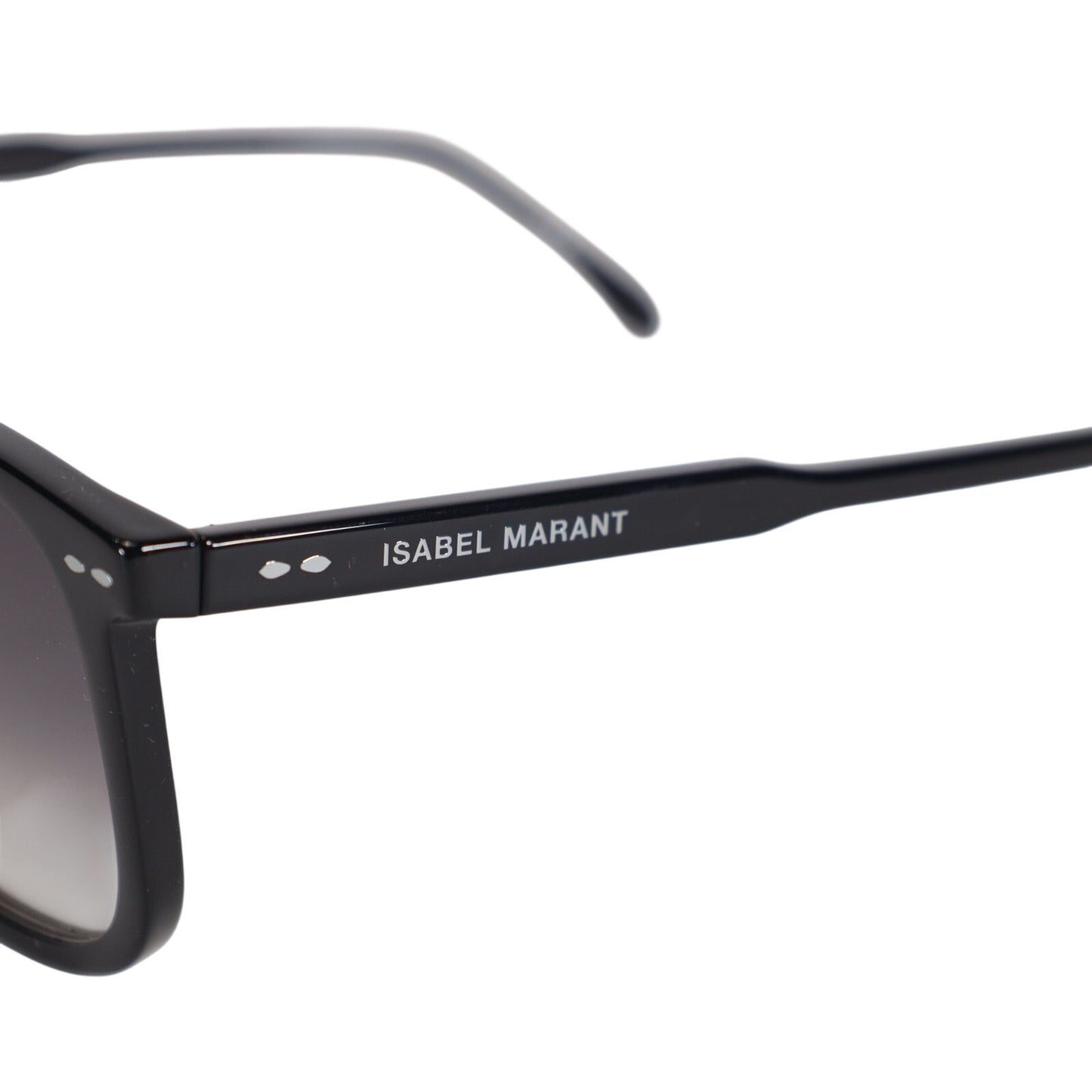 Isabel Marant Square Sunglasses - Black / Gray Gradient
