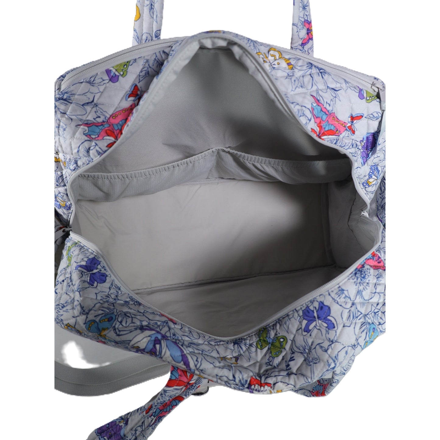 Vera Bradley Large Cotton Quilted Weekender Travel Bag - Butterflies