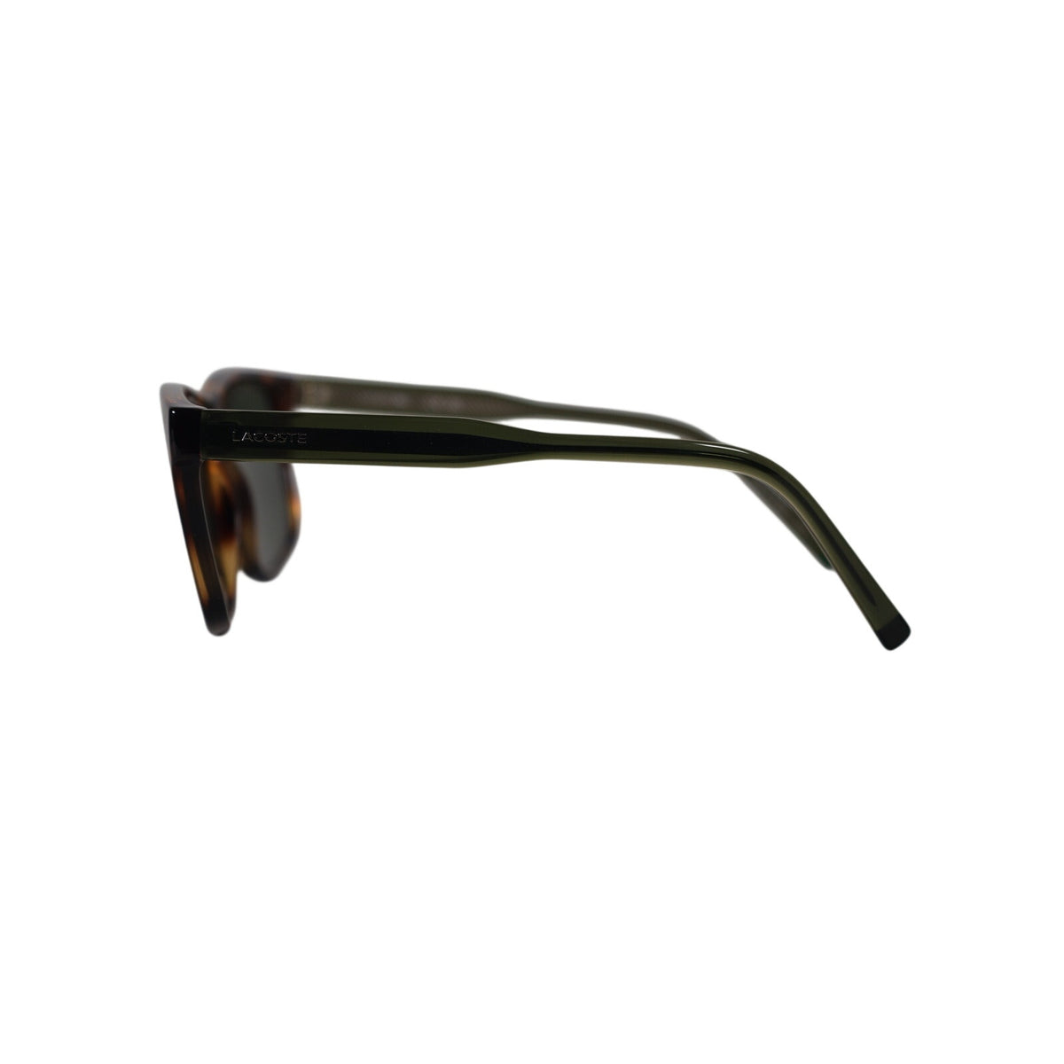 Lacoste Men's Square Lightweight Sunglasses - Tortoise / Green