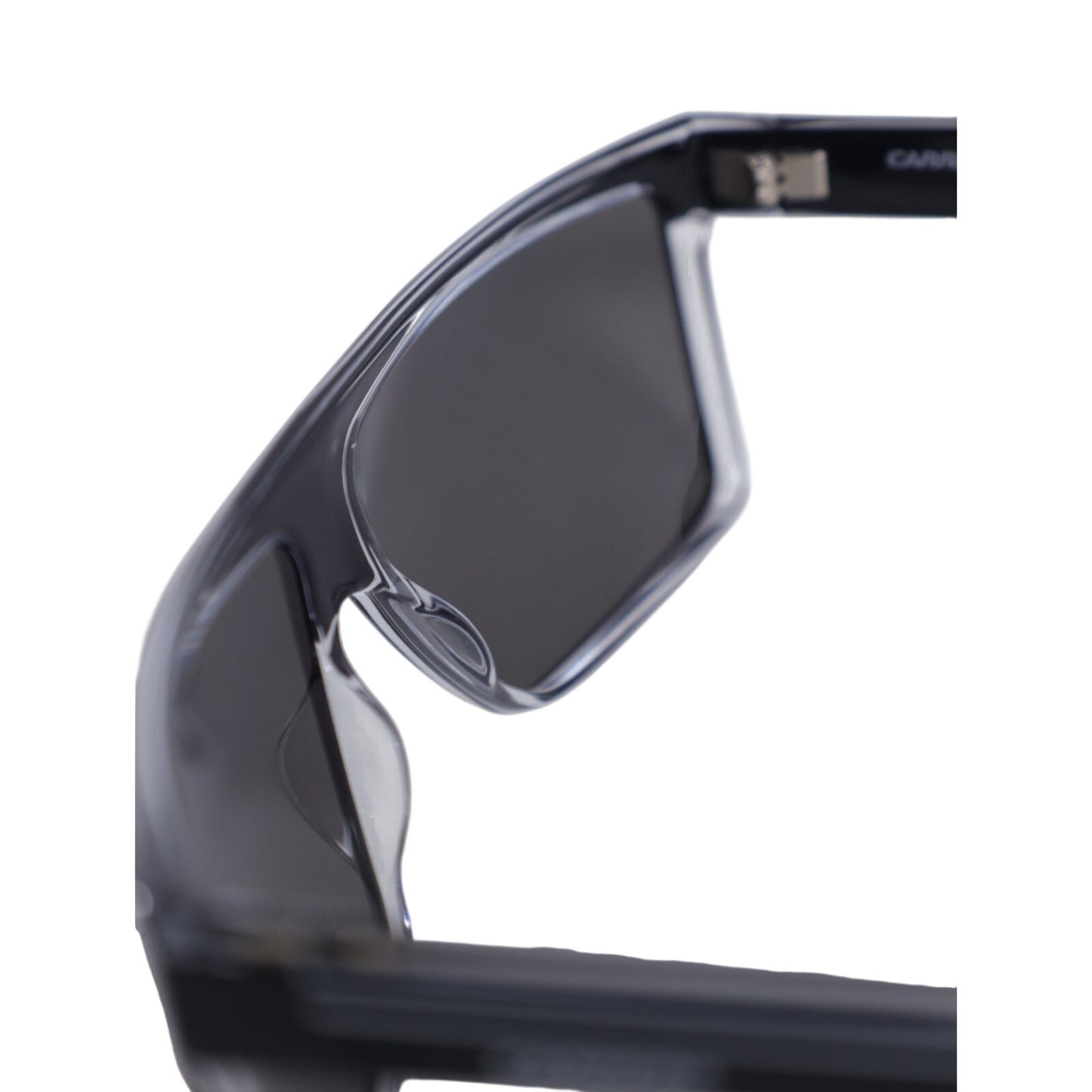 Carrera Men's Square Lightweight Sunglasses - Black Crystal/Grey Polarized