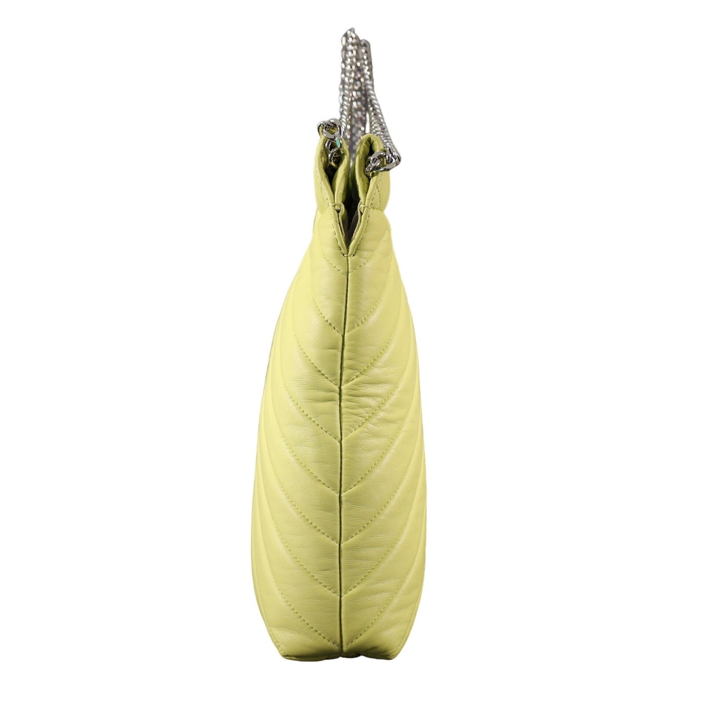Vince Camuto Quilted Leather Shoulder Bag – Celery Green / Chartreuse
