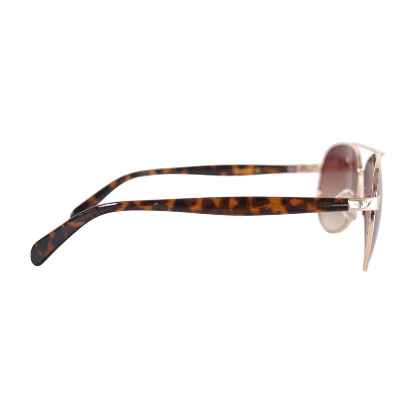Velvet Eyewear BONNIE Aviator Sunglasses - Gold-Tortoise / Brown Gradient