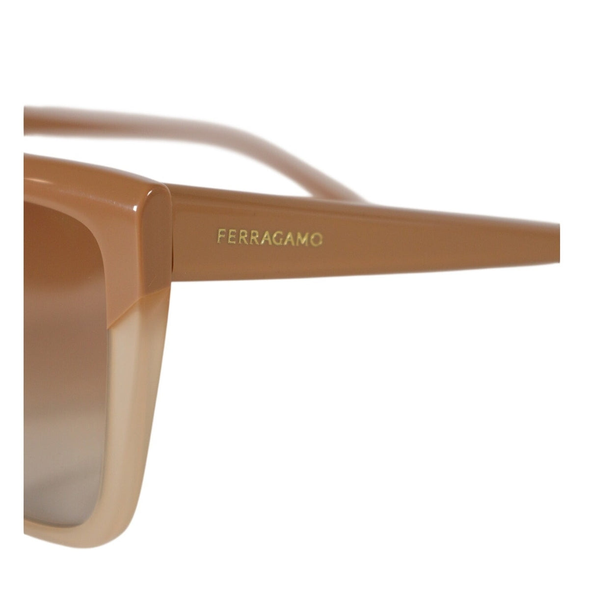 Salvatore Ferragamo Oversized Square Sunglasses - Caramel / Brown Gradient