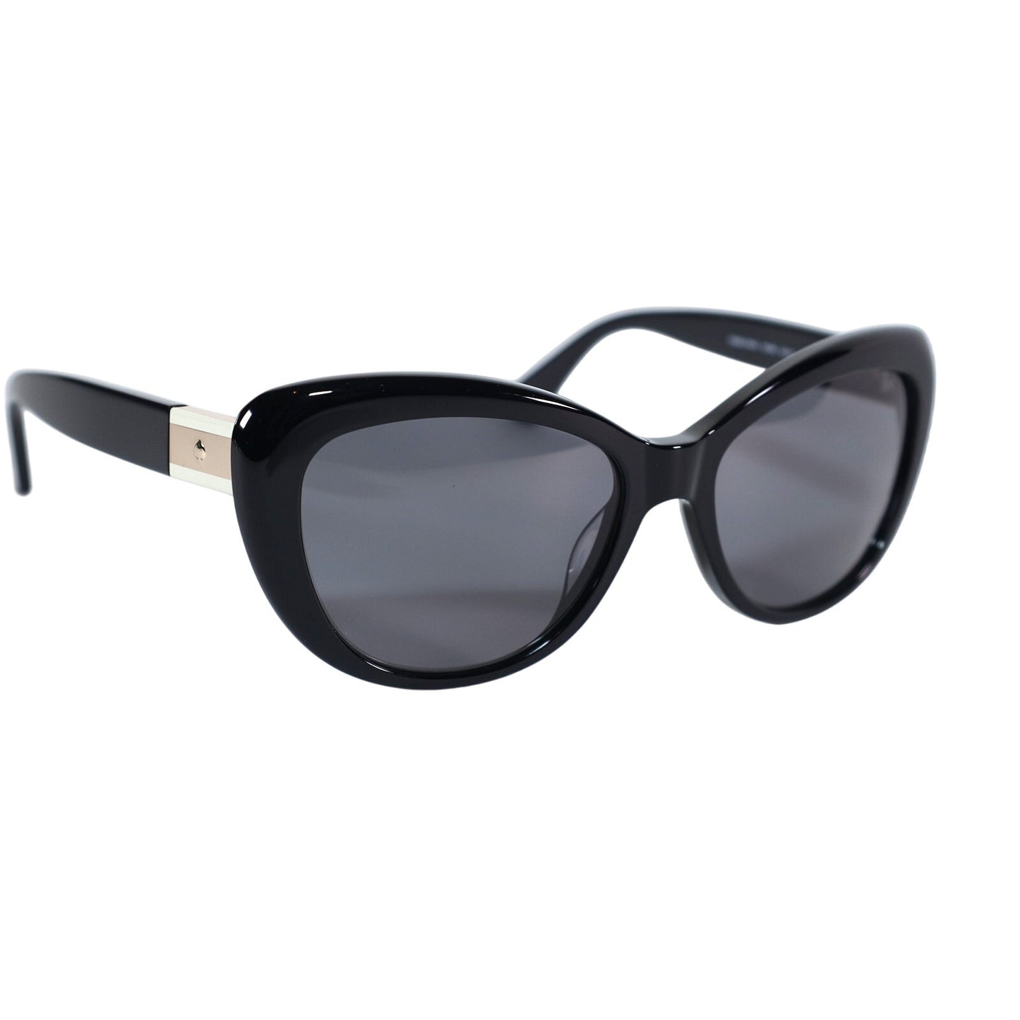 Kate Spade EMMALYNN Cat Eye Polarized Womens Sunglasses - Black/Grey