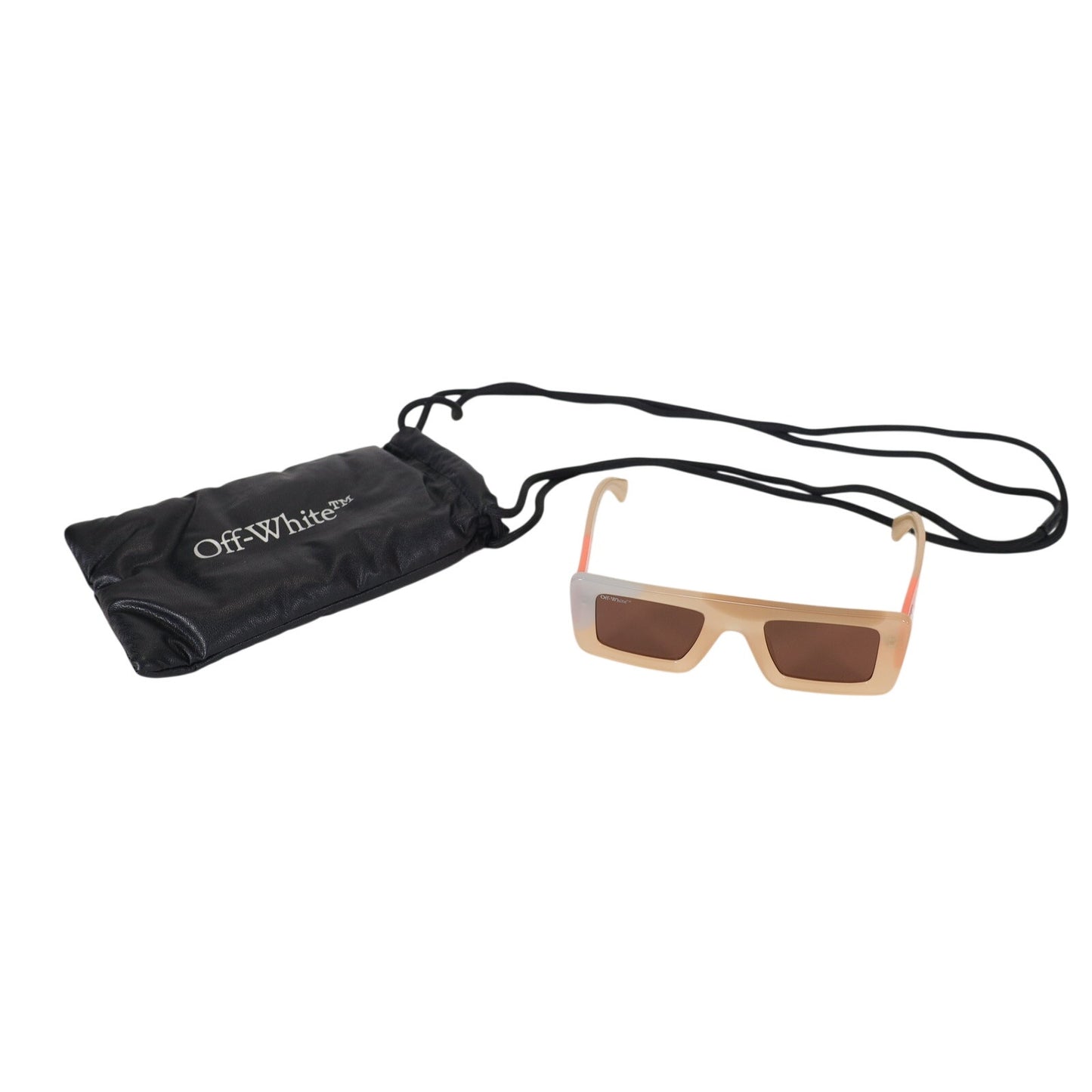 Off-White SEATTLE Square Sunglasses - Multicolor Sand