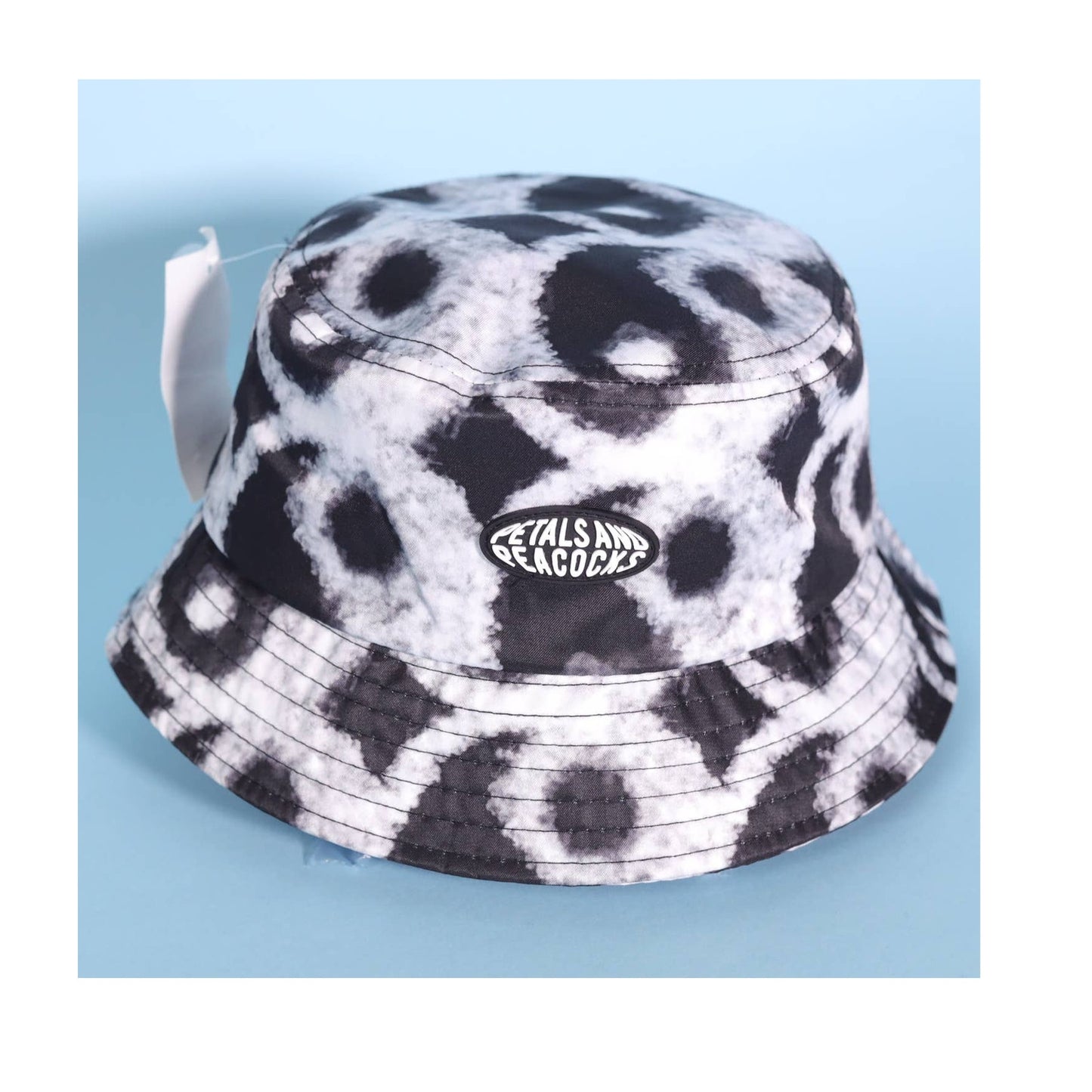 Petals and Peacocks In The Clouds Tie Dye Bucket Hat