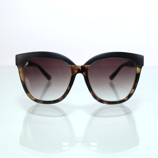 Kenneth Cole Reaction Oversized Sunglasses - Dark Havana/Gradient Brown