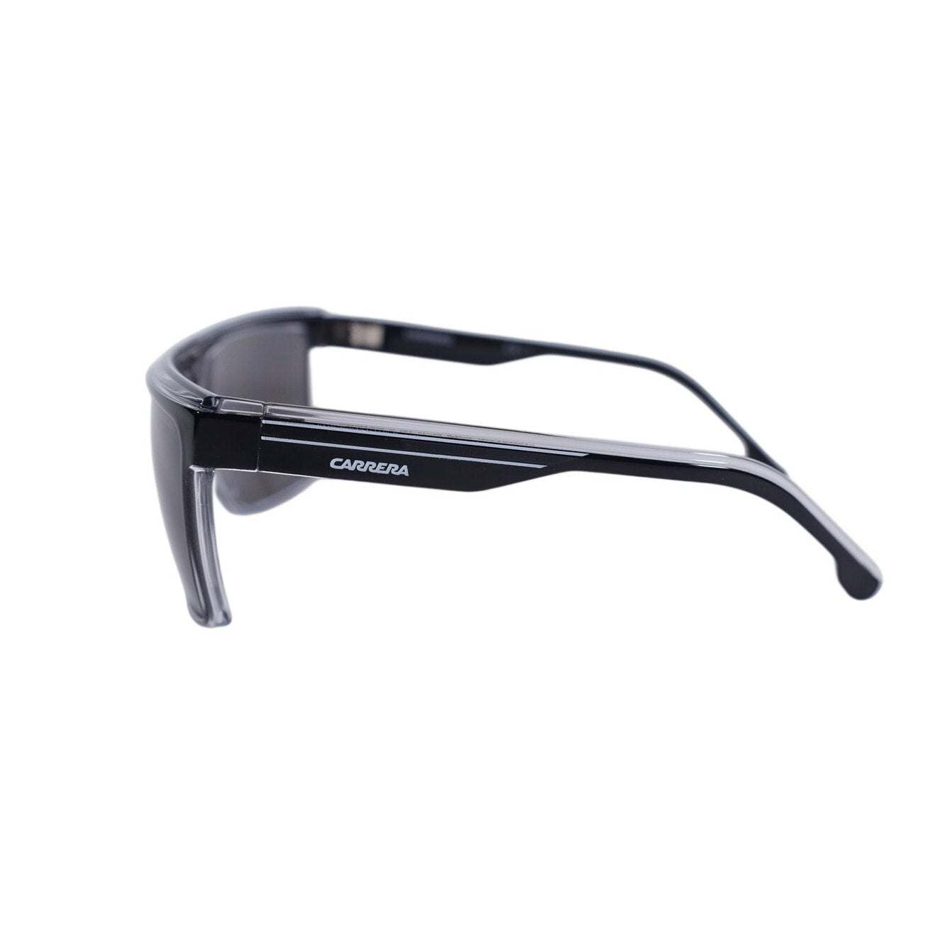Carrera Men's Square Lightweight Sunglasses - Black Crystal/Grey Polarized