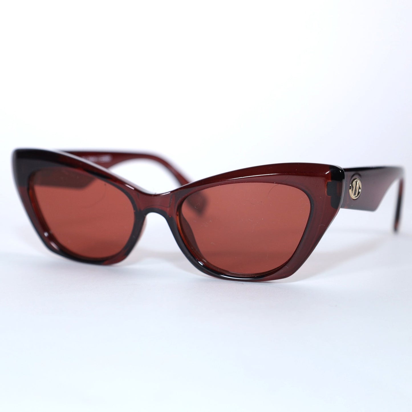 Le Specs EYE TRASH Cat Eye Womens Sunglasses - Chocolate Brown