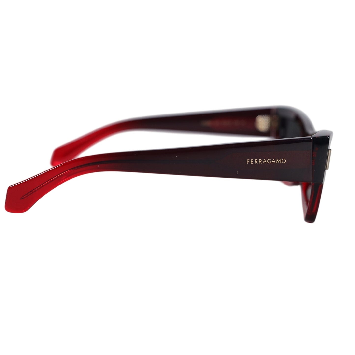 Salvatore Ferragamo Cat Eye Ombre Sunglasses - Gradient Transparent Dark Red