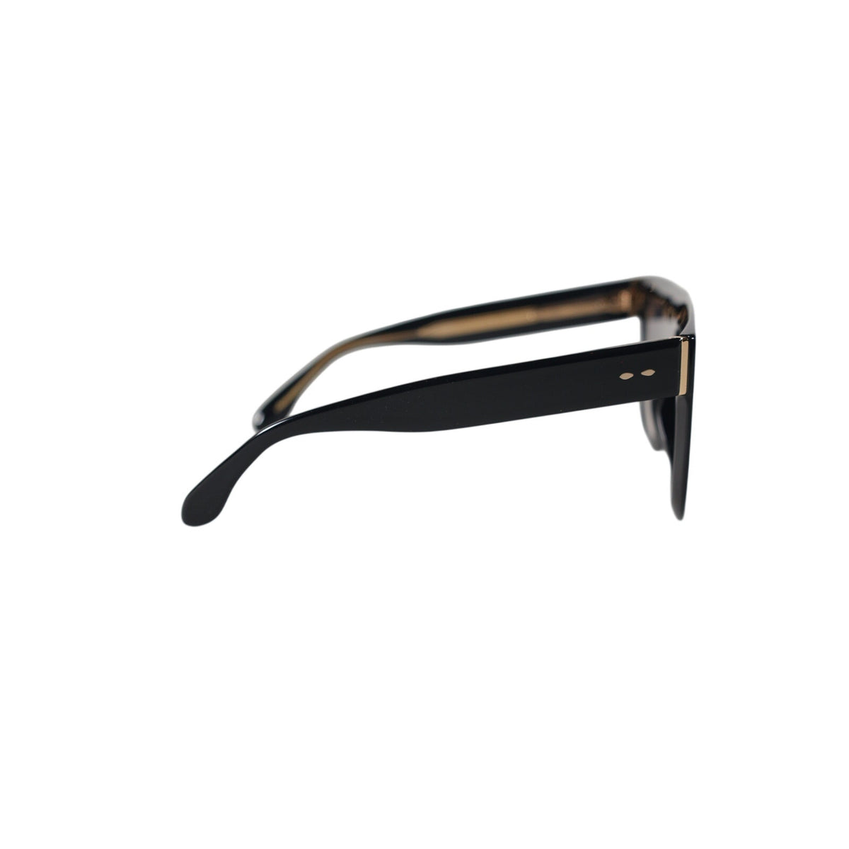 Isabel Marant Flat-Top Aviator Sunglasses – Black / Grey Gradient