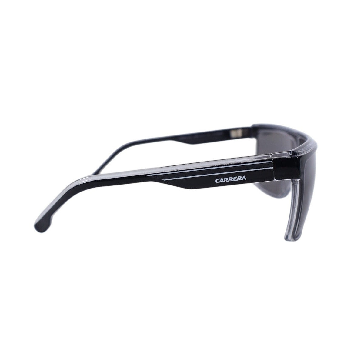 Carrera Men's Square Lightweight Sunglasses - Black Crystal/Grey Polarized