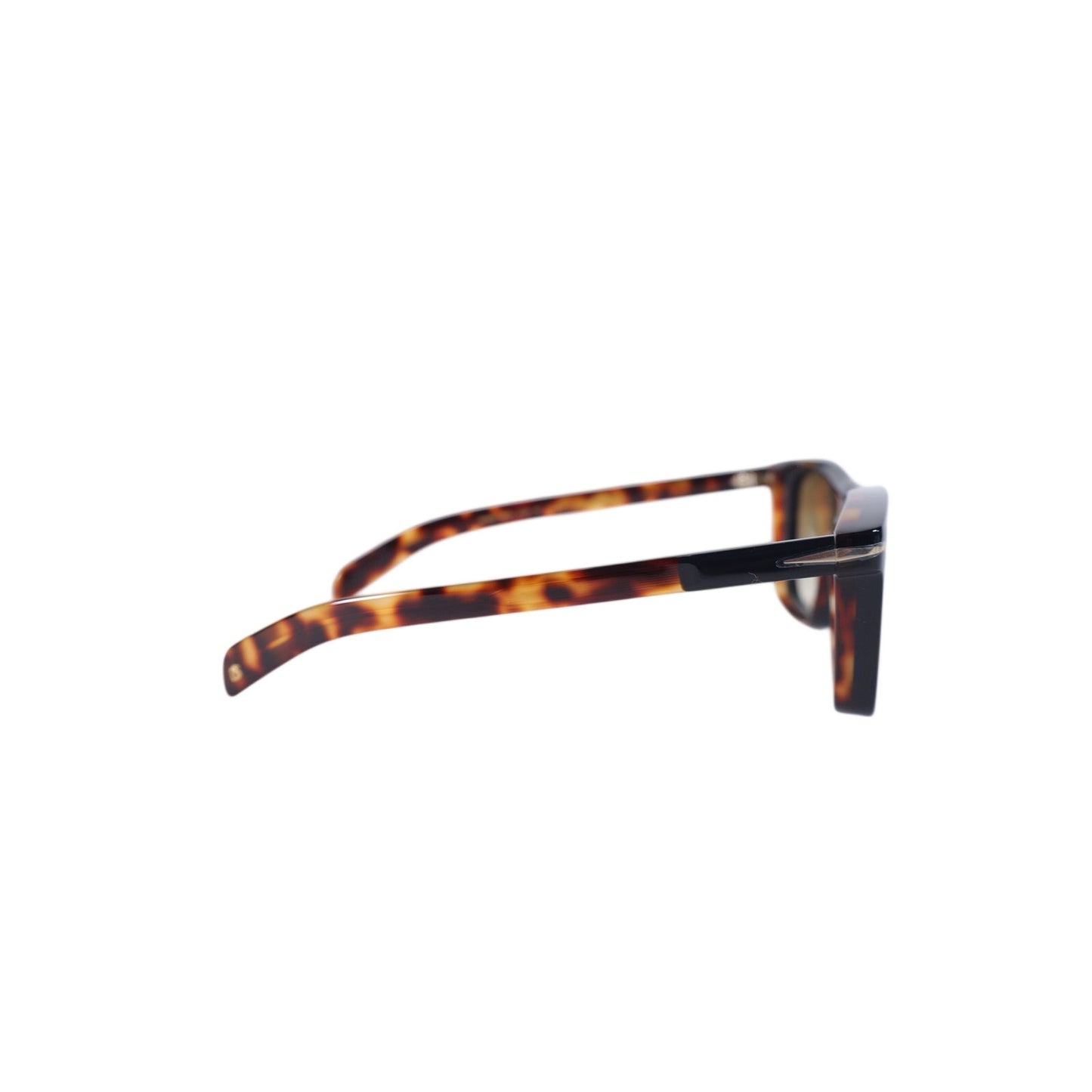 David Beckham Square Men's Designer Sunglasses - Black / Tortoise Arms