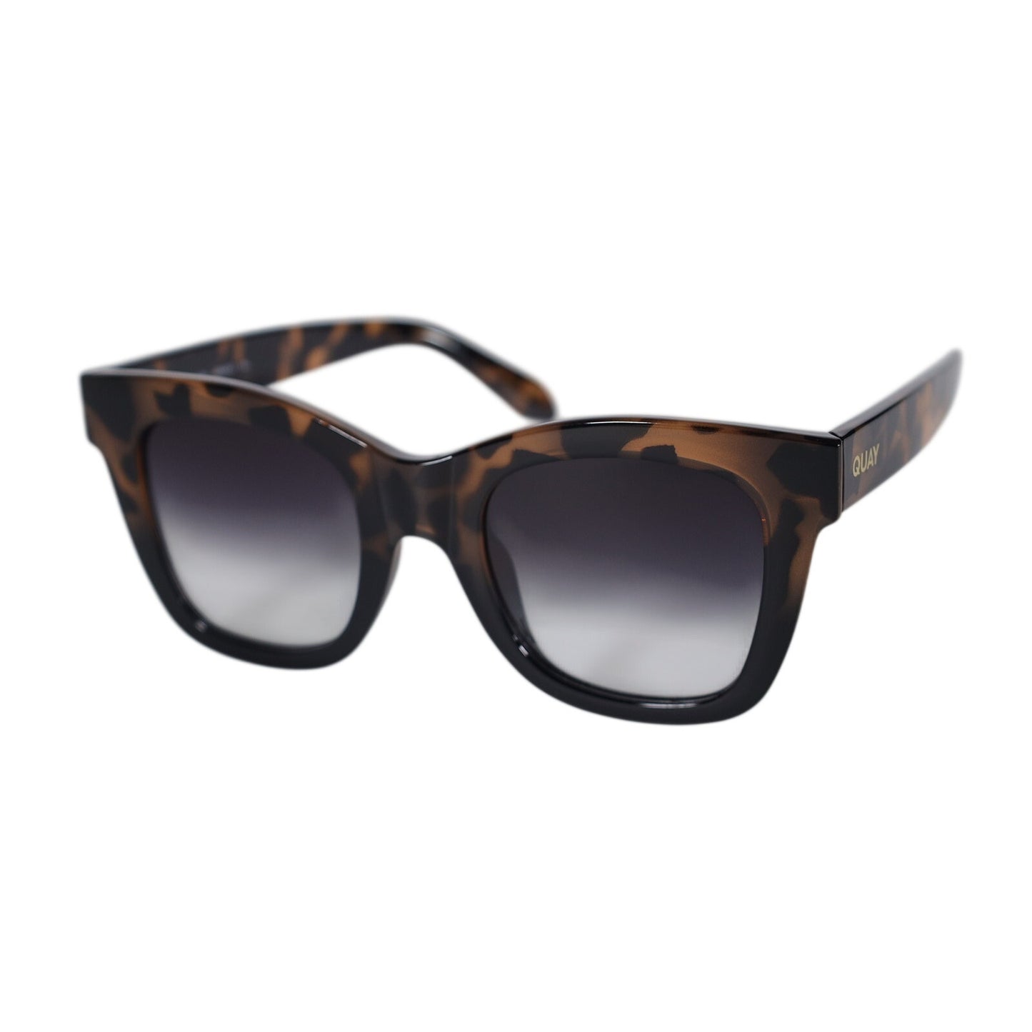 Quay Australia AFTER HOURS Women's Sunglasses - Tortoise Black/Black Fade