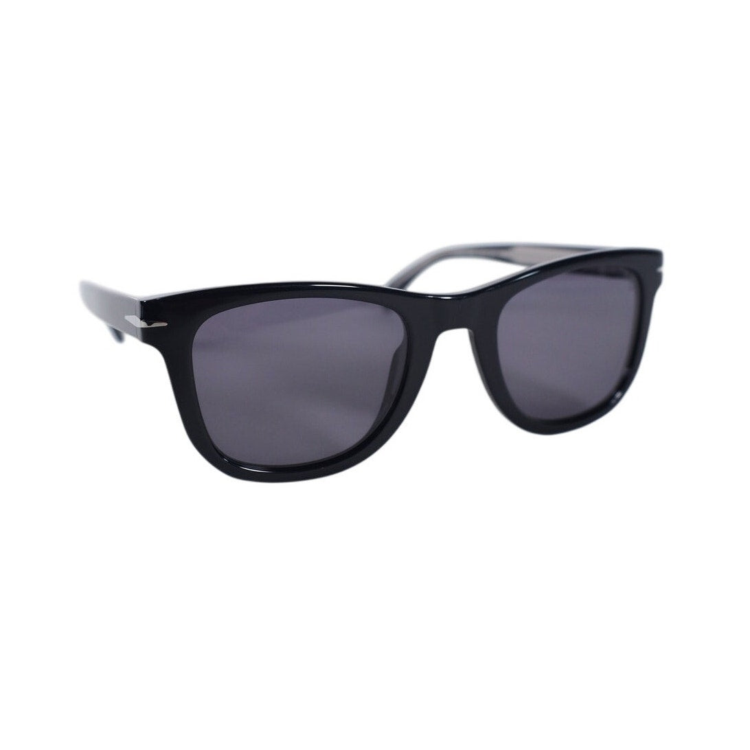 David Beckham Men's Square Polarized Sunglasses - Black / Grey