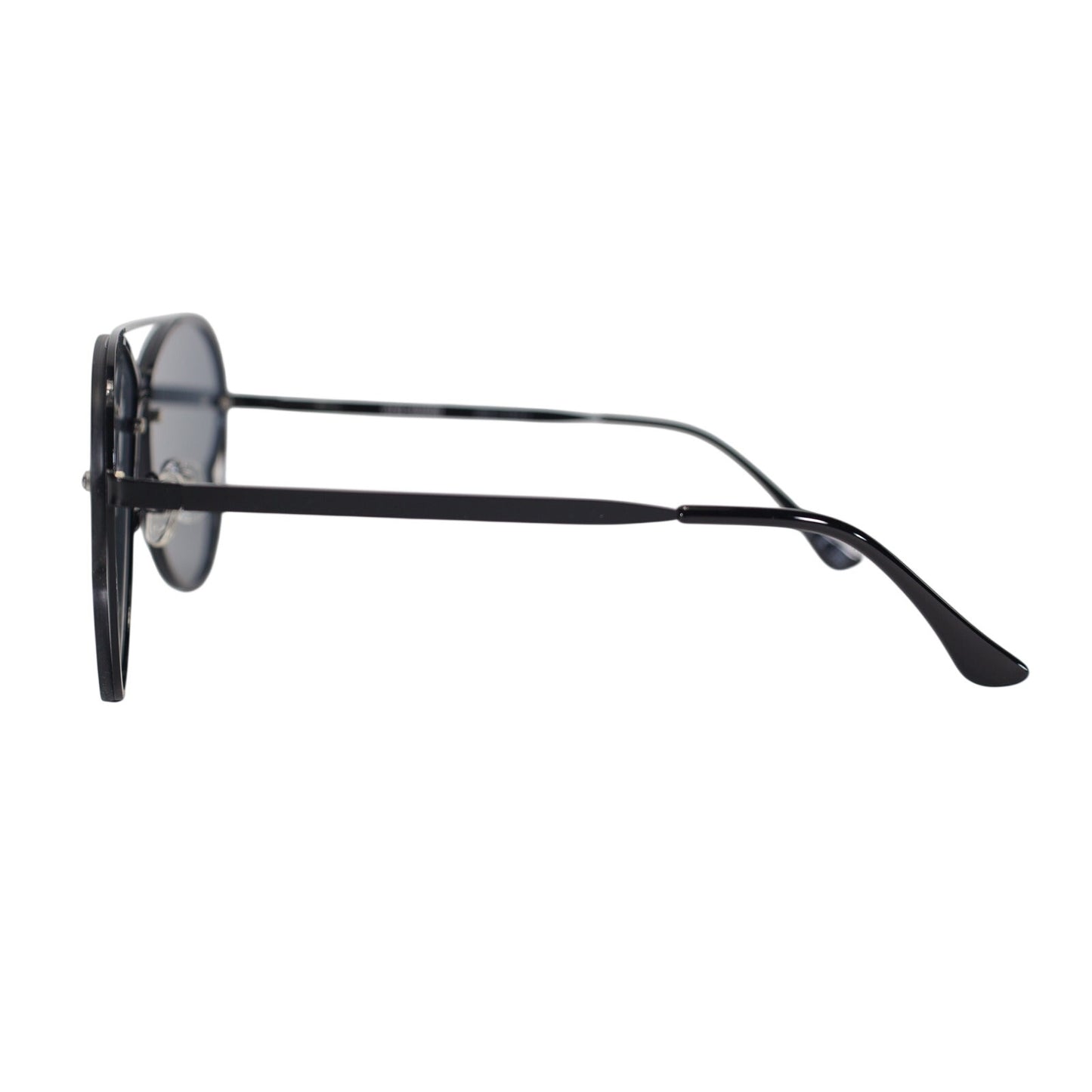 Steve Madden MONET Aviator Sunglasses - Black / Grey